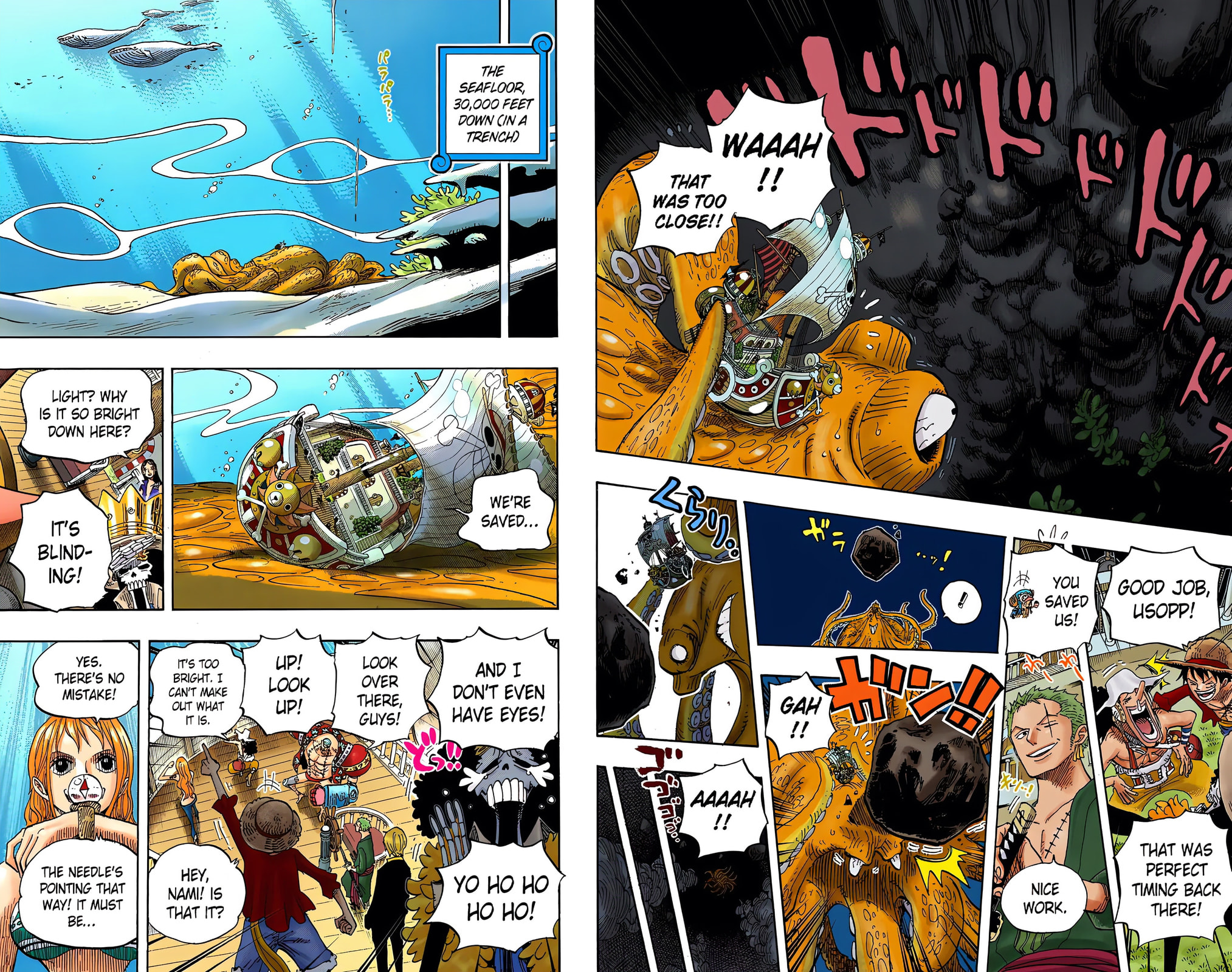 Read One Piece (Colored) chapter 607 image 8 on Lezhin