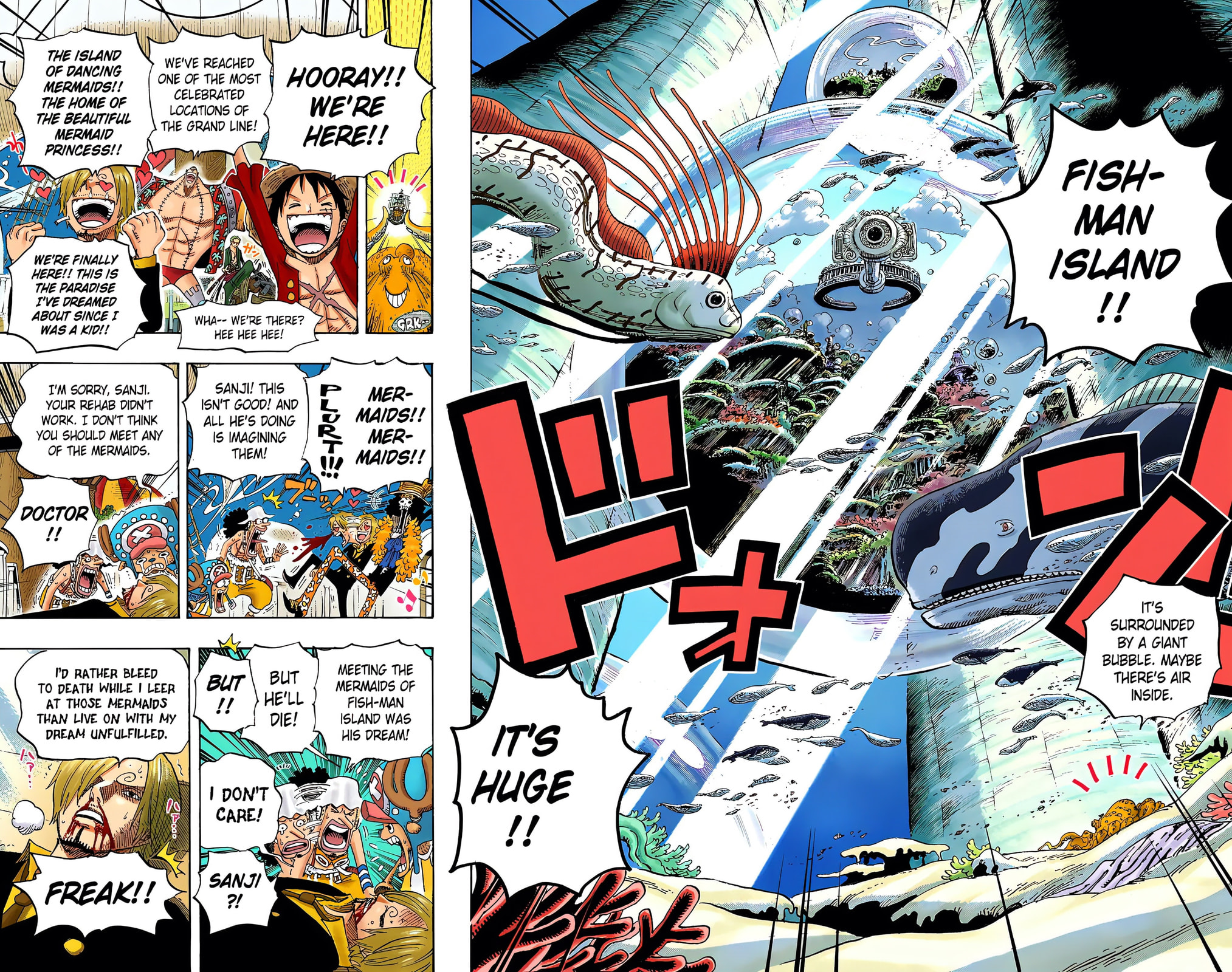 Read One Piece (Colored) chapter 607 image 9 on Lezhin