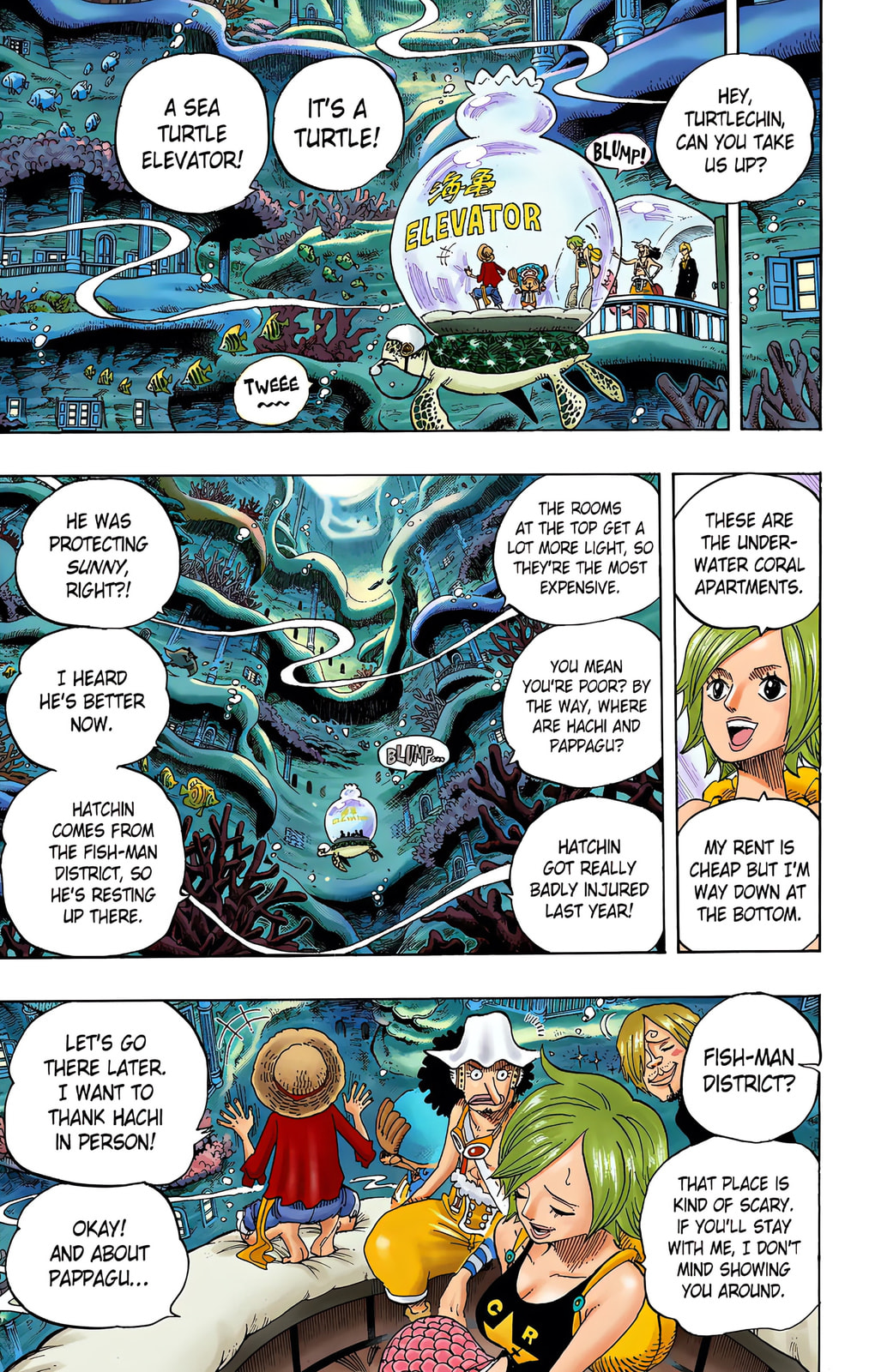 Read One Piece (Colored) chapter 608 image 12 on Lezhin