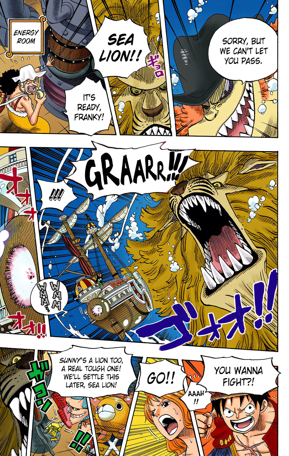 Read One Piece (Colored) chapter 608 image 2 on Lezhin