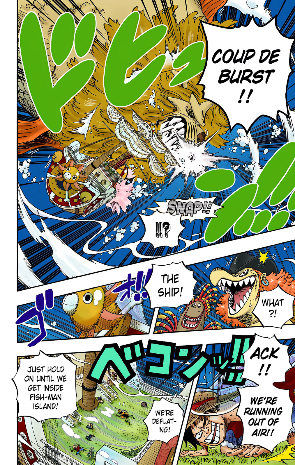 Read One Piece (Colored) chapter 608 image 3 on Lezhin