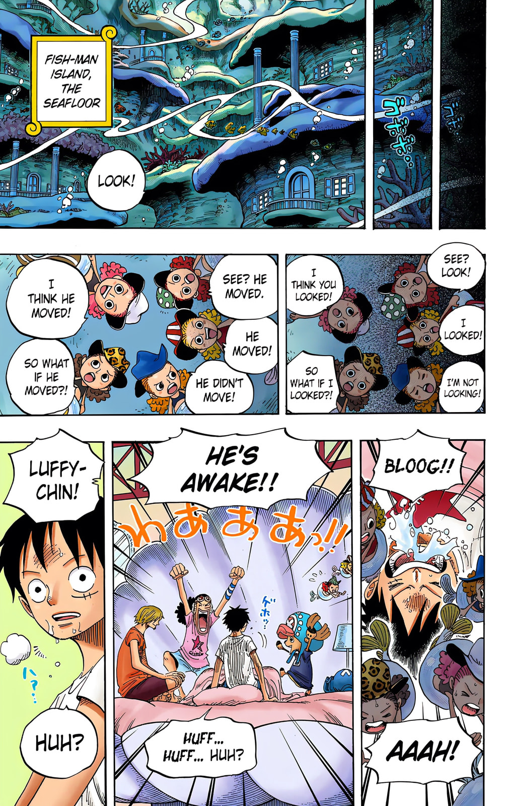 Read One Piece (Colored) chapter 608 image 8 on Lezhin