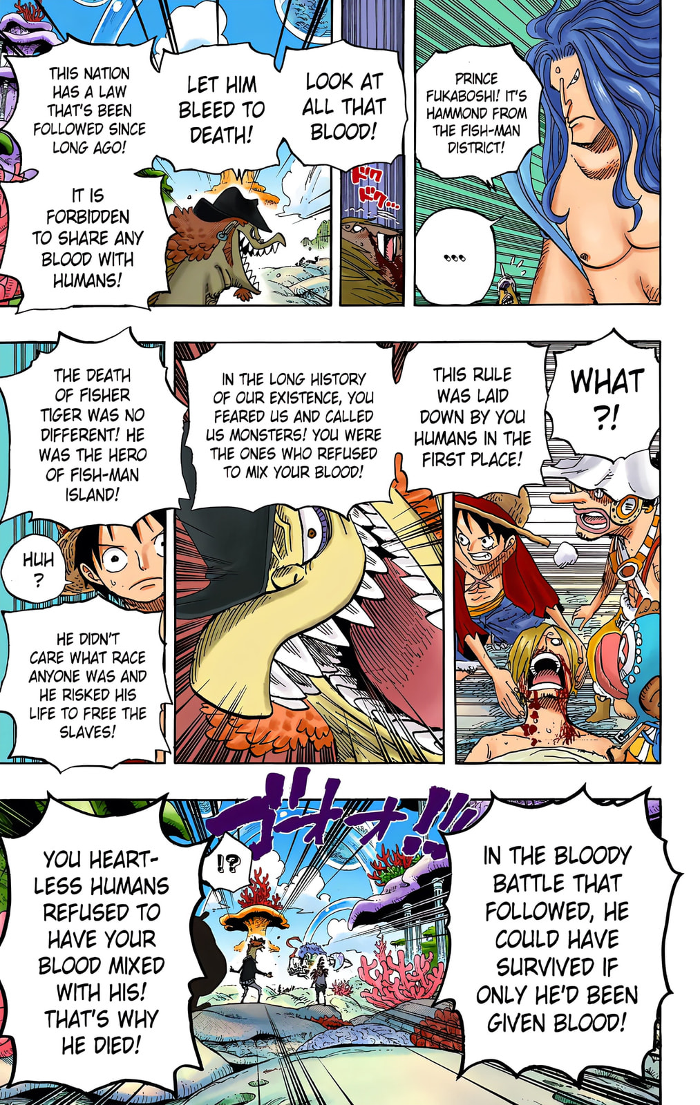 Read One Piece (Colored) chapter 609 image 10 on Lezhin