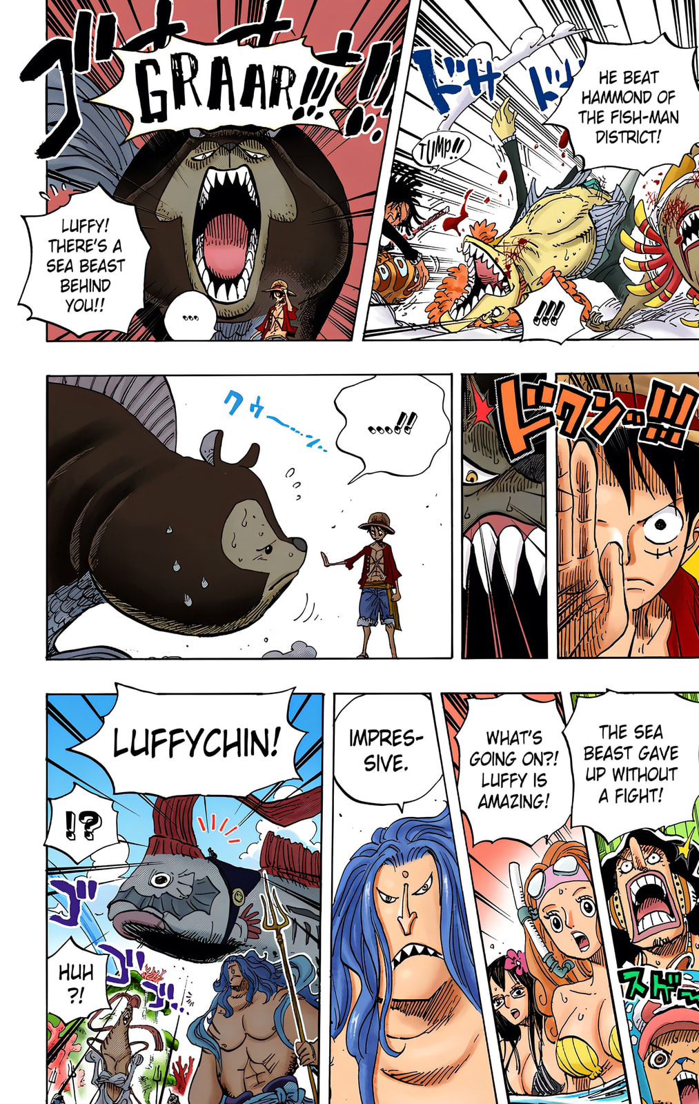 Read One Piece (Colored) chapter 609 image 13 on Lezhin
