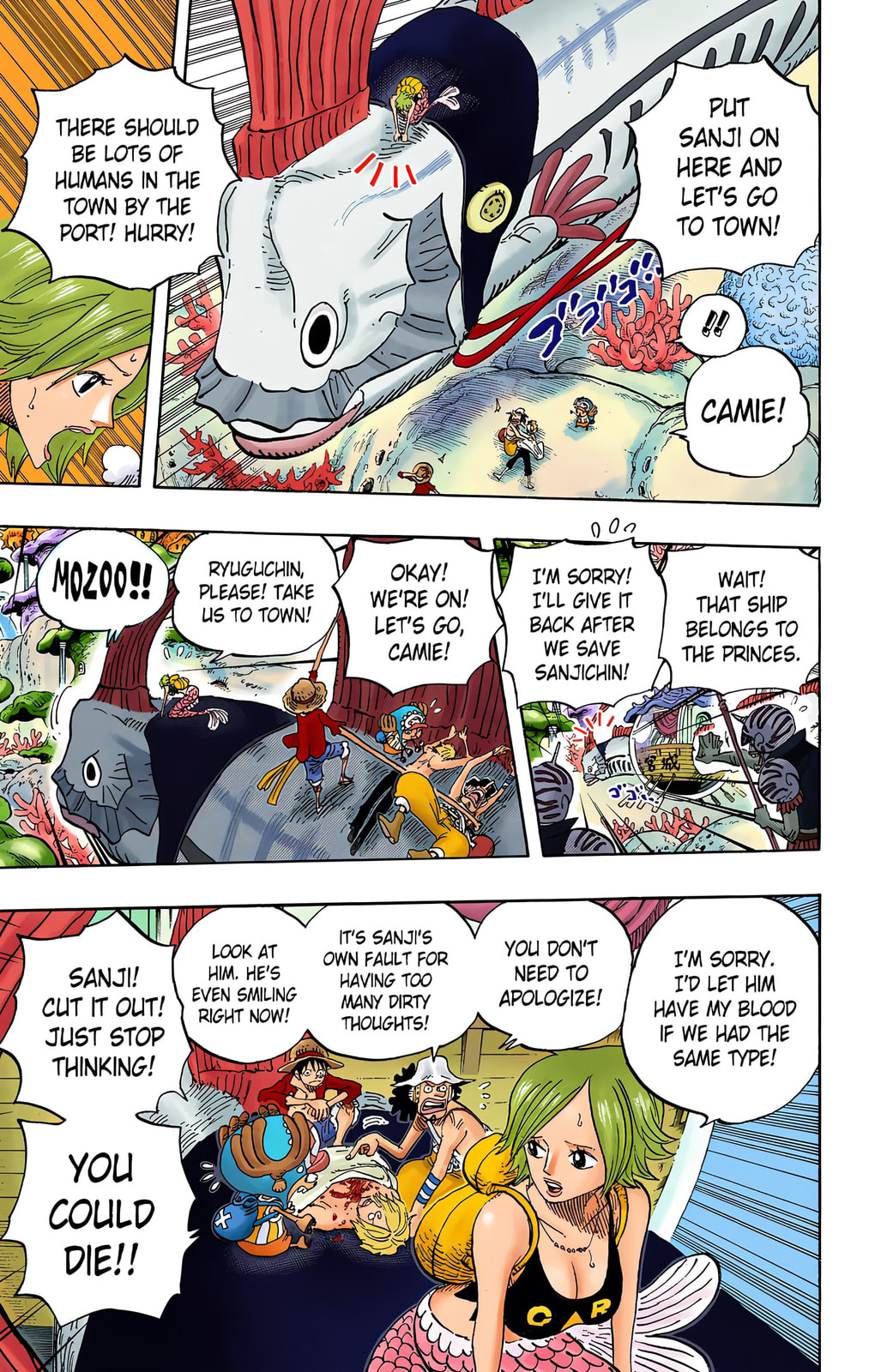 Read One Piece (Colored) chapter 609 image 14 on Lezhin