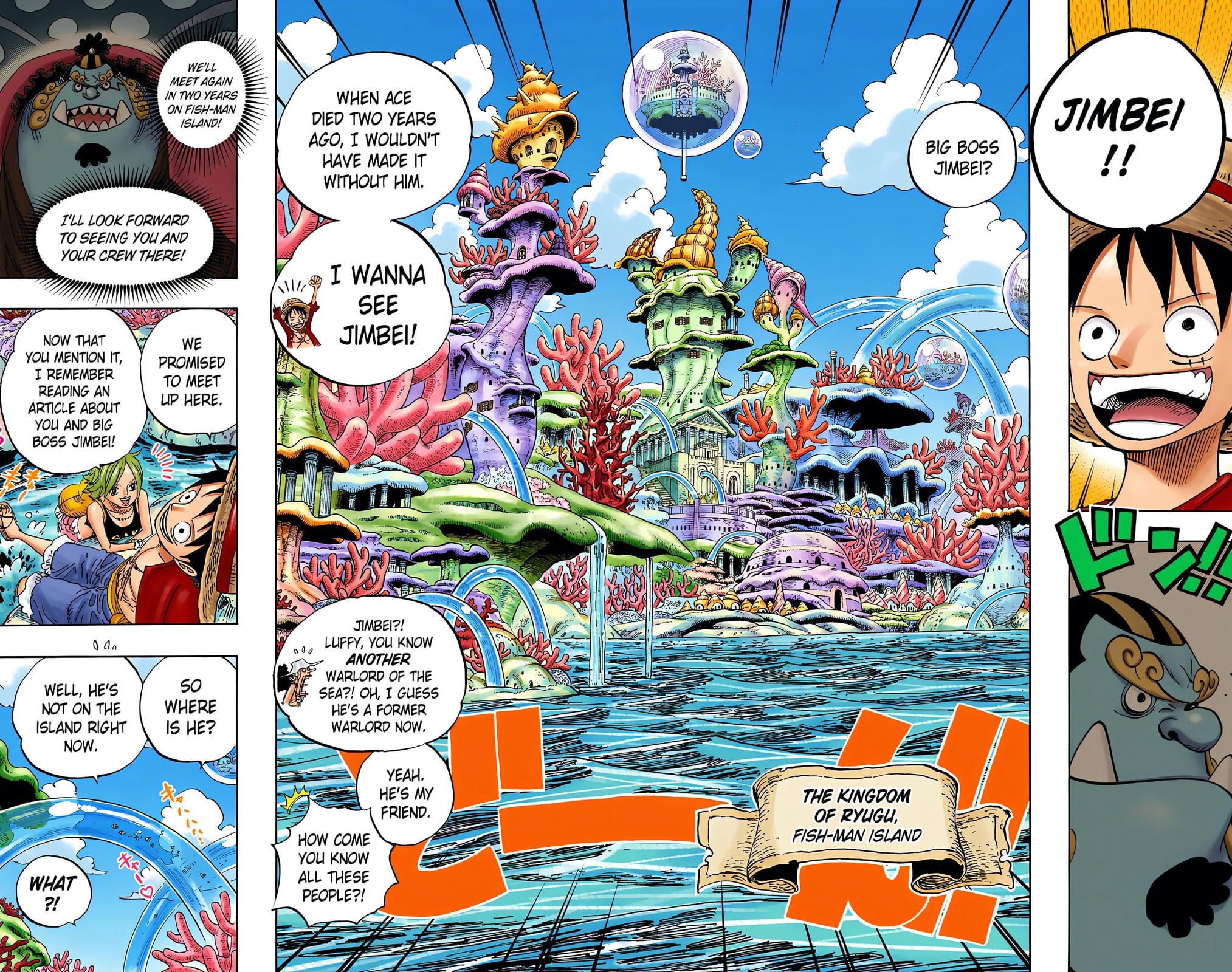 Read One Piece (Colored) chapter 609 image 3 on Lezhin