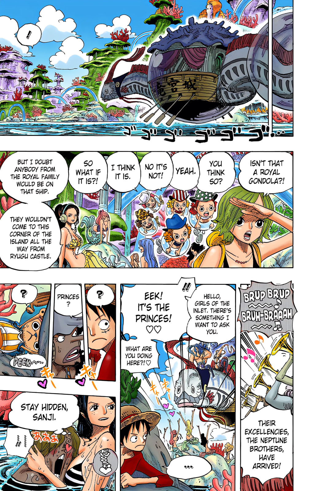 Read One Piece (Colored) chapter 609 image 5 on Lezhin