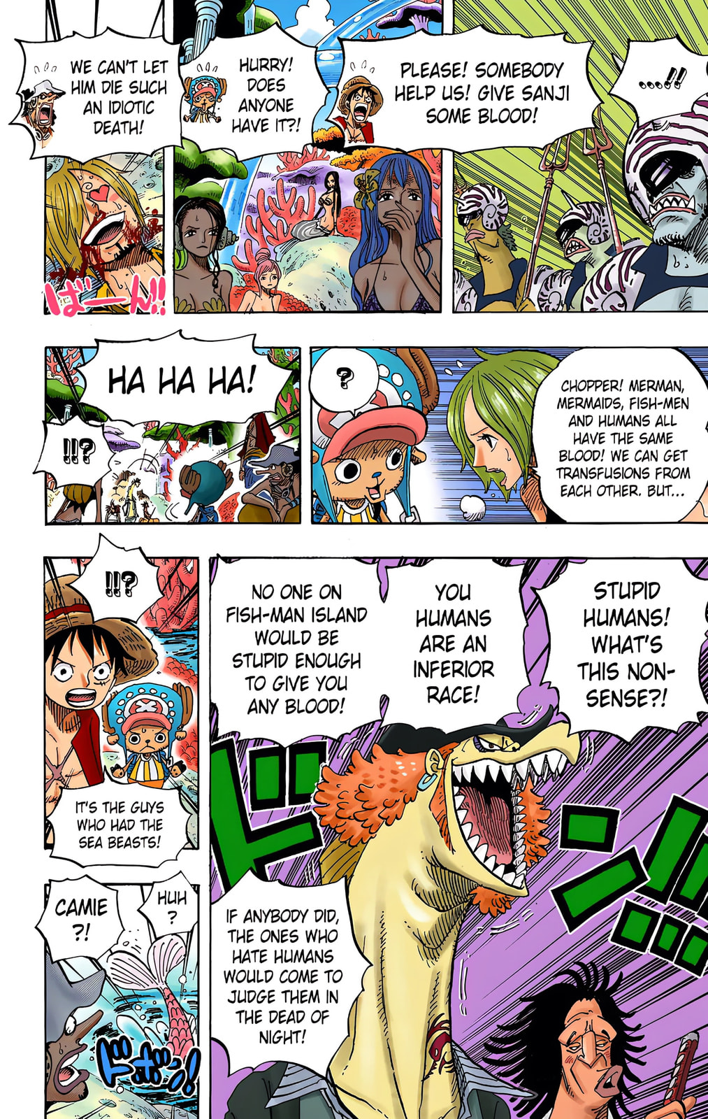 Read One Piece (Colored) chapter 609 image 9 on Lezhin