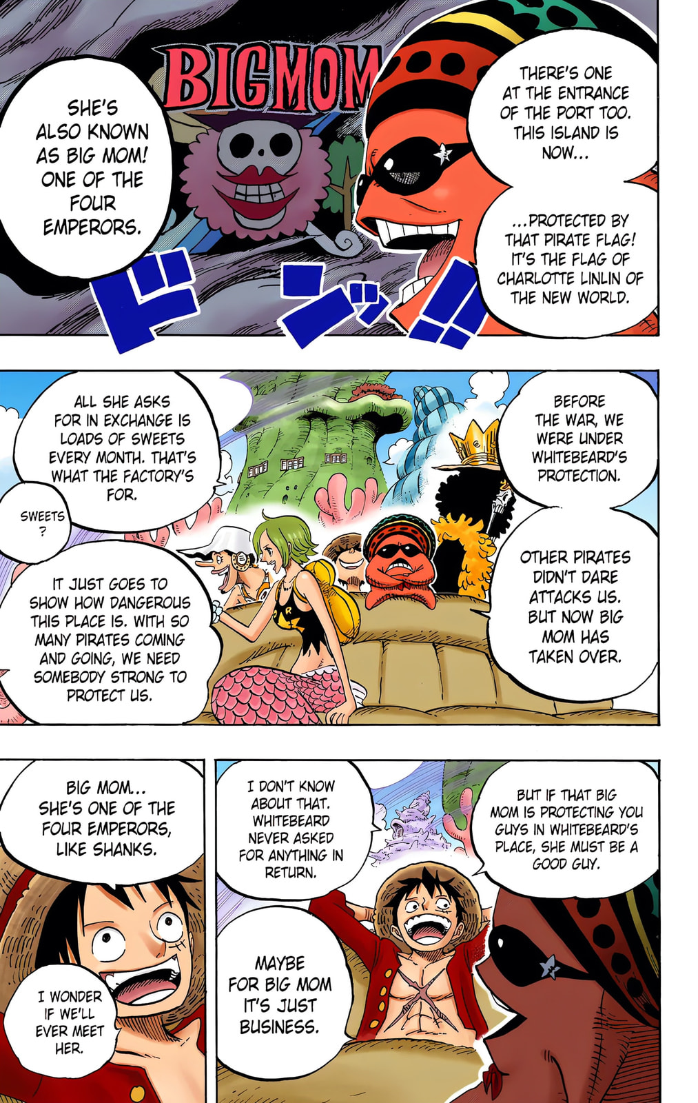 Read One Piece (Colored) chapter 610 image 12 on Lezhin
