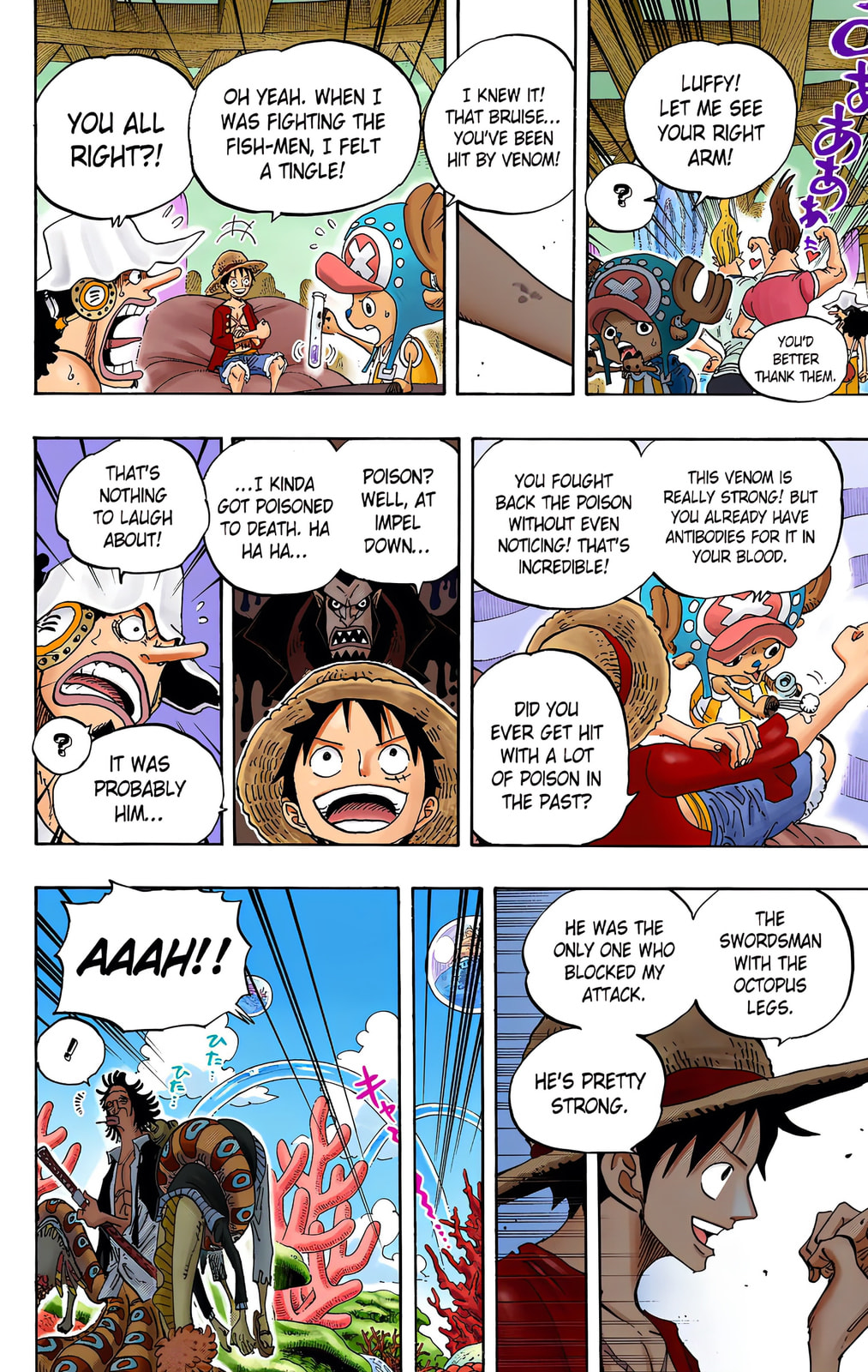 Read One Piece (Colored) chapter 610 image 3 on Lezhin