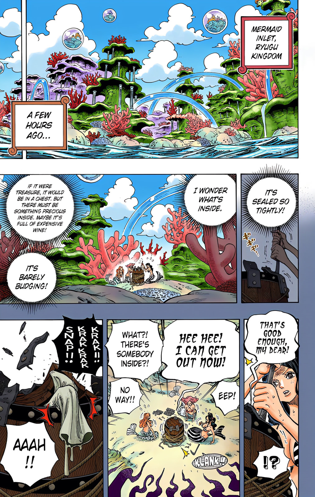 Read One Piece (Colored) chapter 612 image 2 on Lezhin