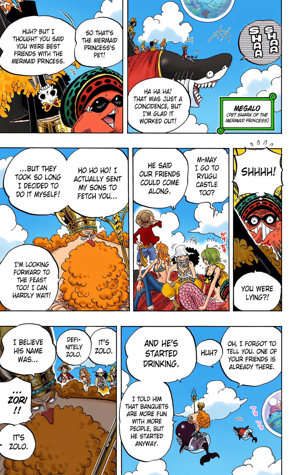 Read One Piece (Colored) chapter 612 image 8 on Lezhin