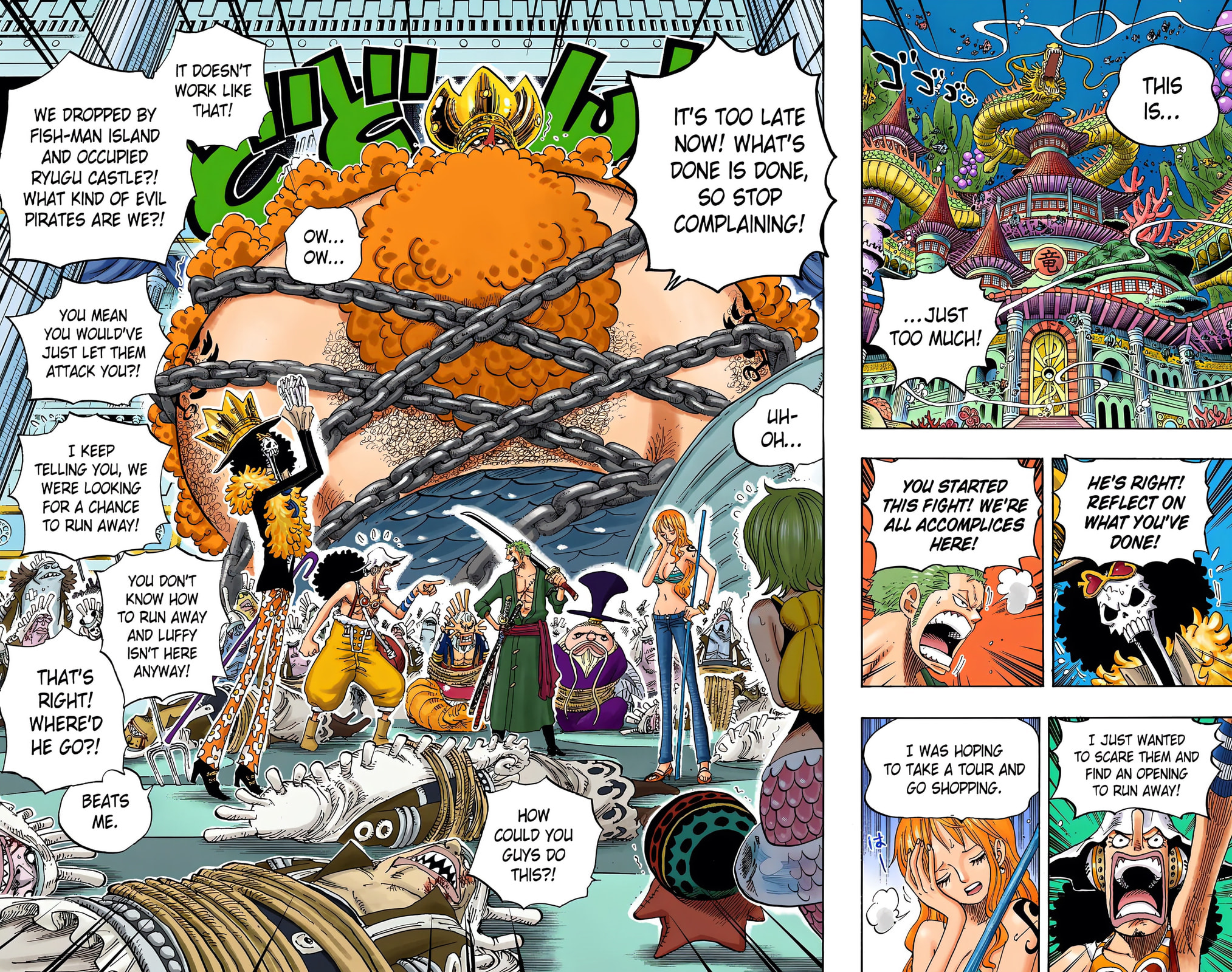 Read One Piece (Colored) chapter 614 image 1 on Lezhin