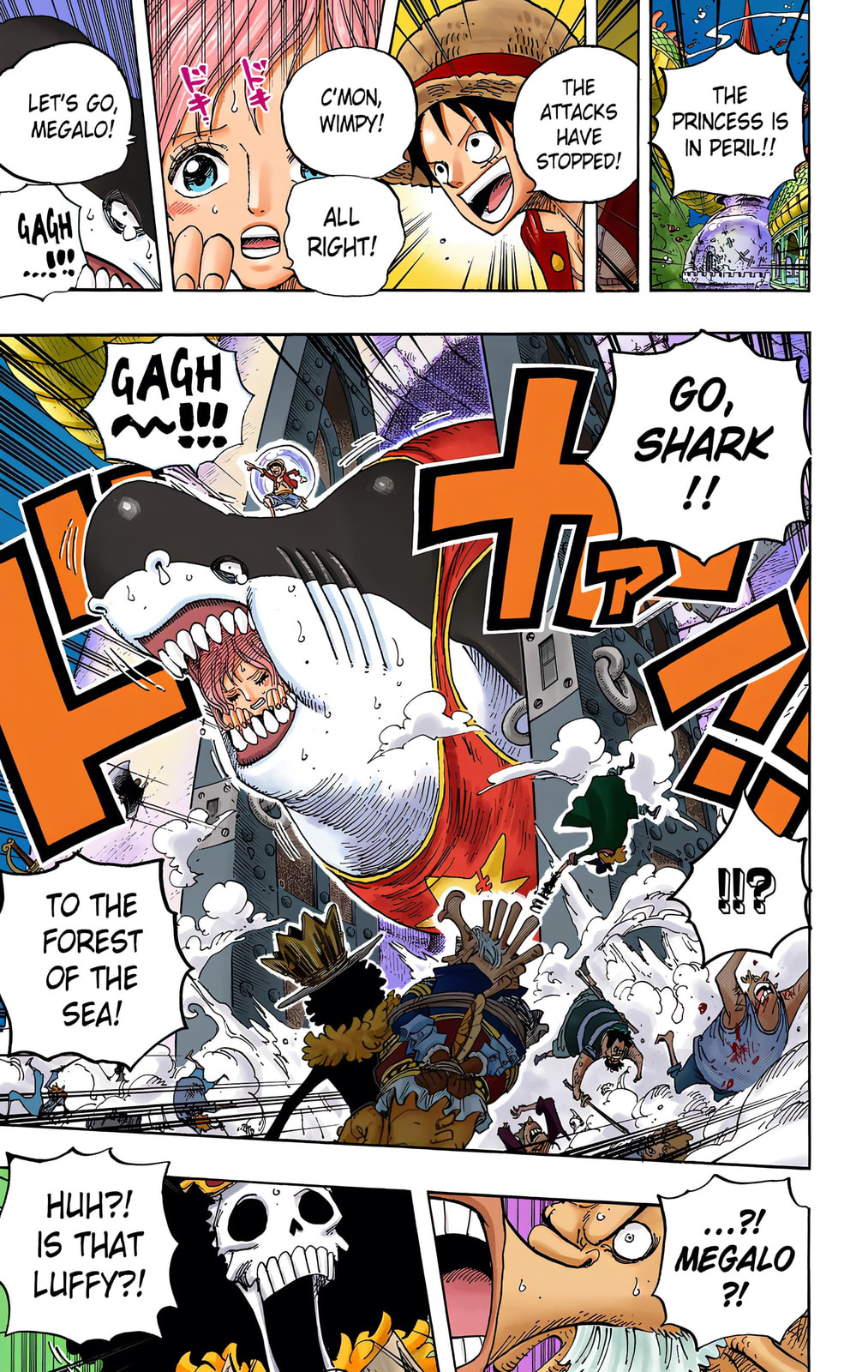 Read One Piece (Colored) chapter 614 image 15 on Lezhin