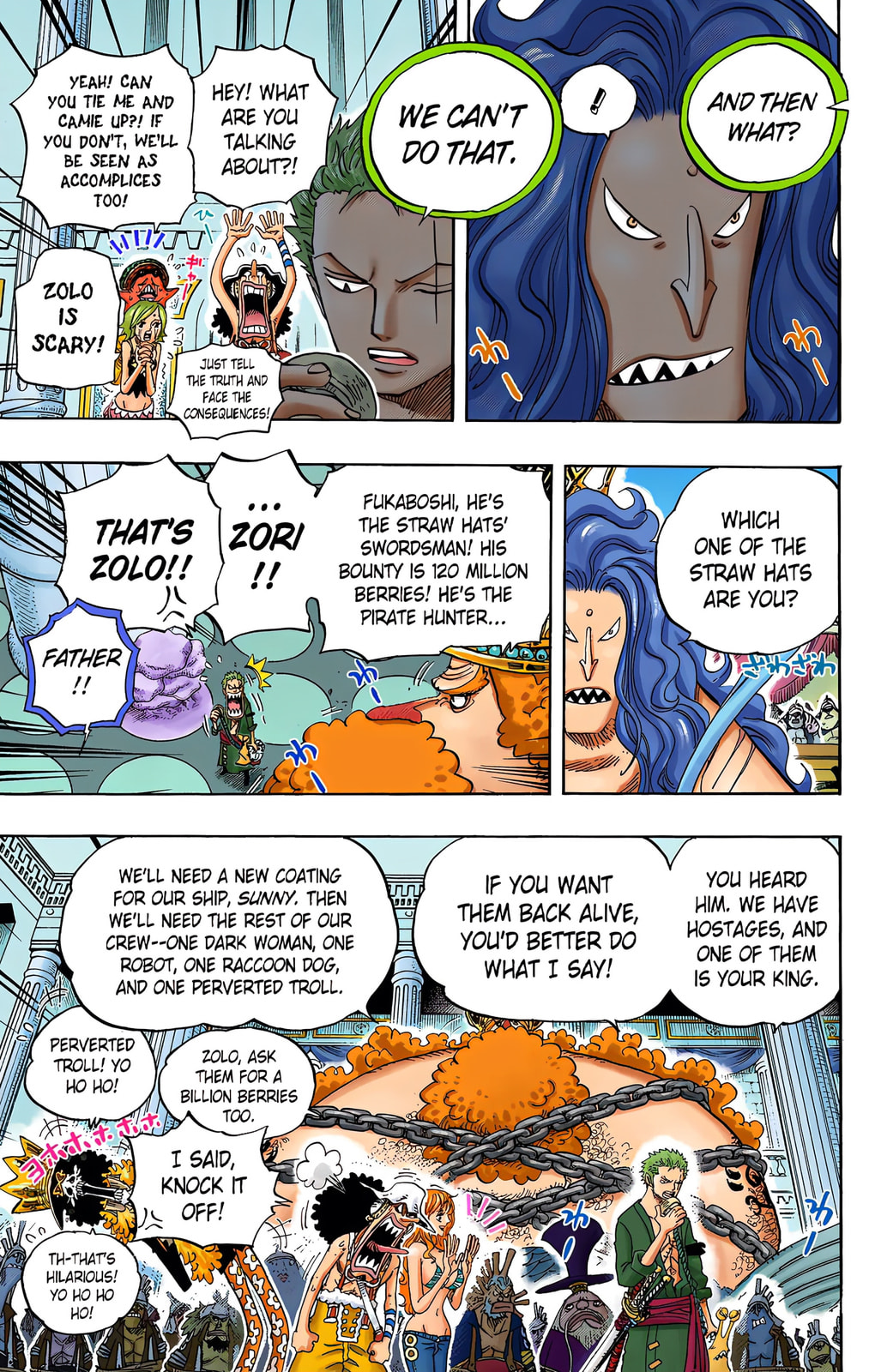 Read One Piece (Colored) chapter 614 image 5 on Lezhin