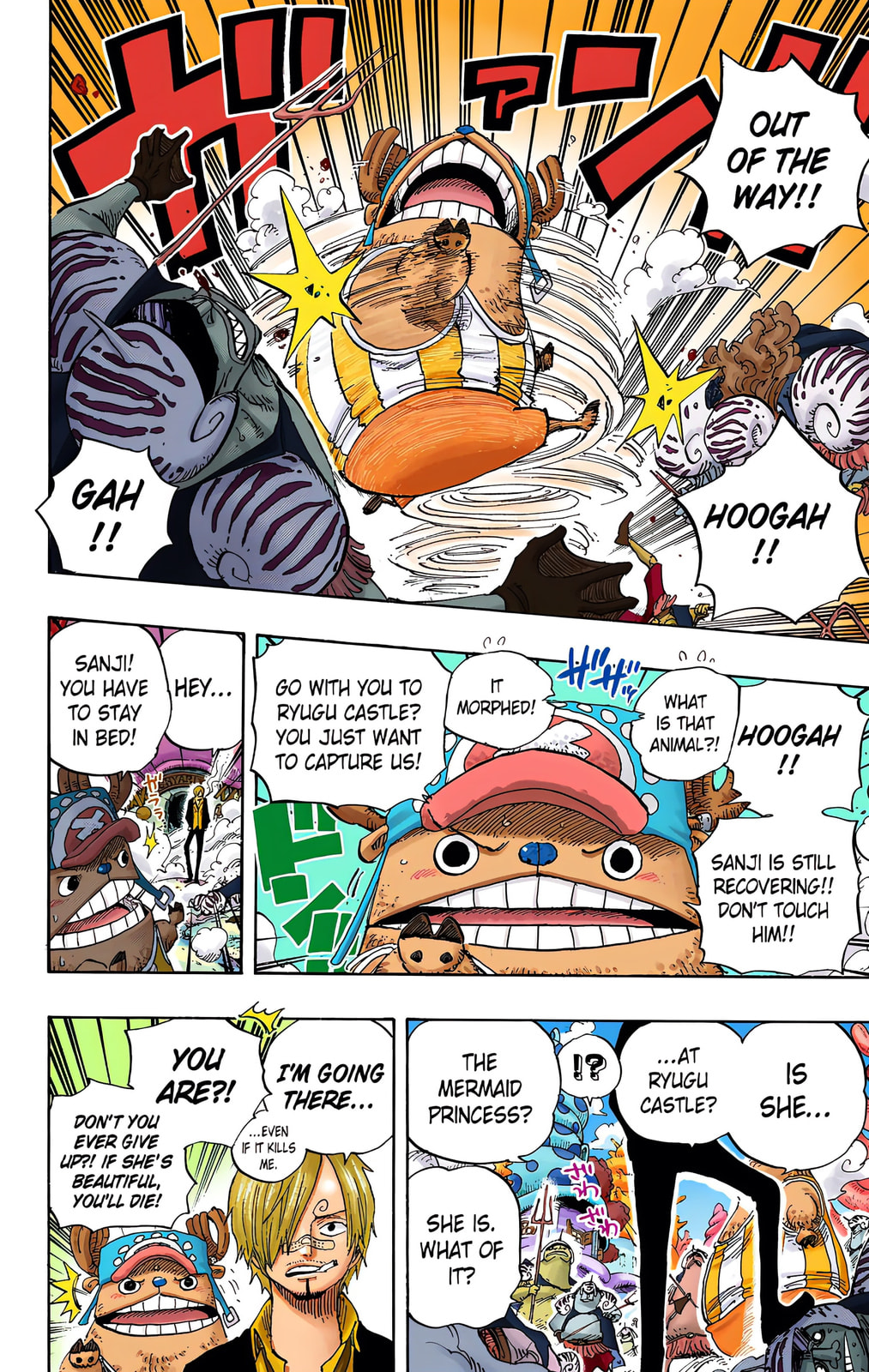 Read One Piece (Colored) chapter 614 image 8 on Lezhin