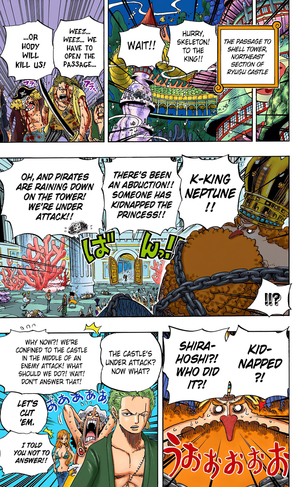 Read One Piece (Colored) chapter 615 image 14 on Lezhin