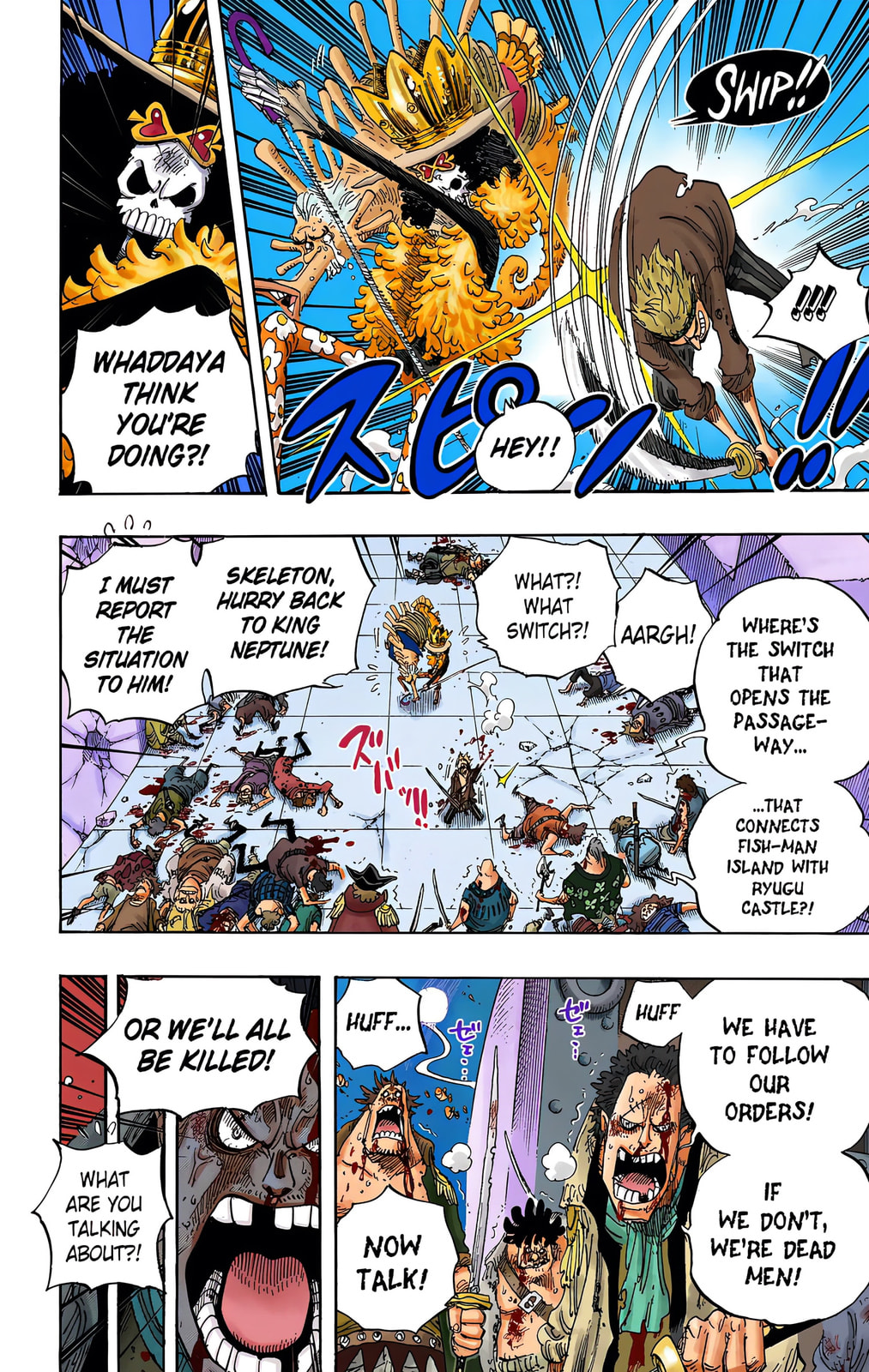 Read One Piece (Colored) chapter 615 image 3 on Lezhin