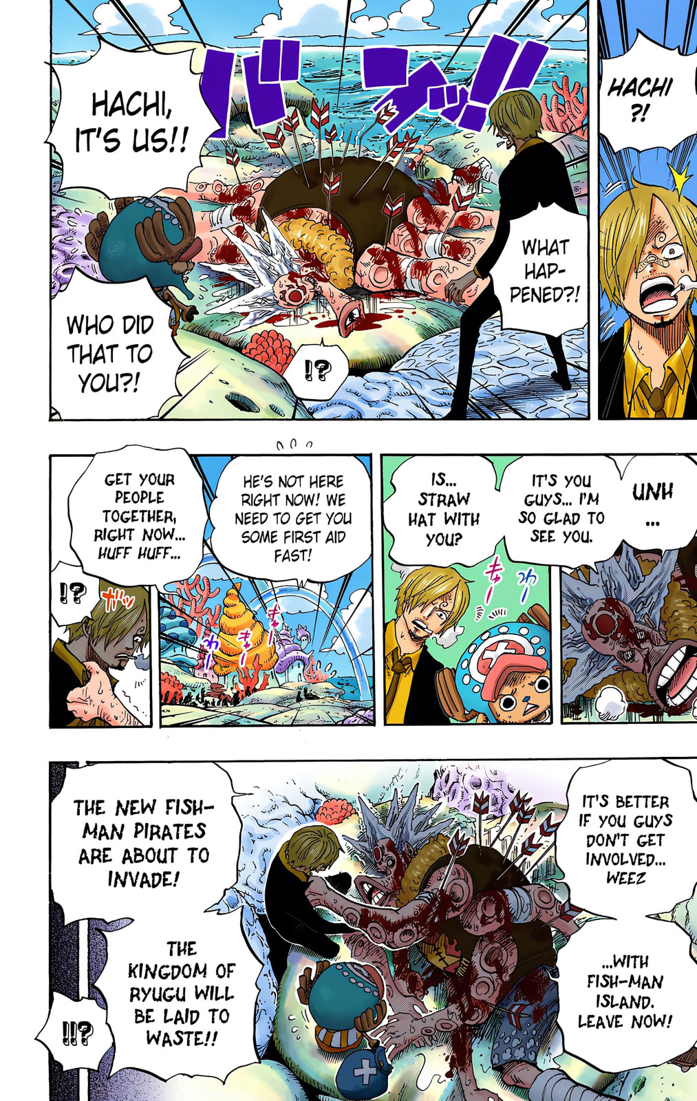 Read One Piece (Colored) chapter 615 image 5 on Lezhin