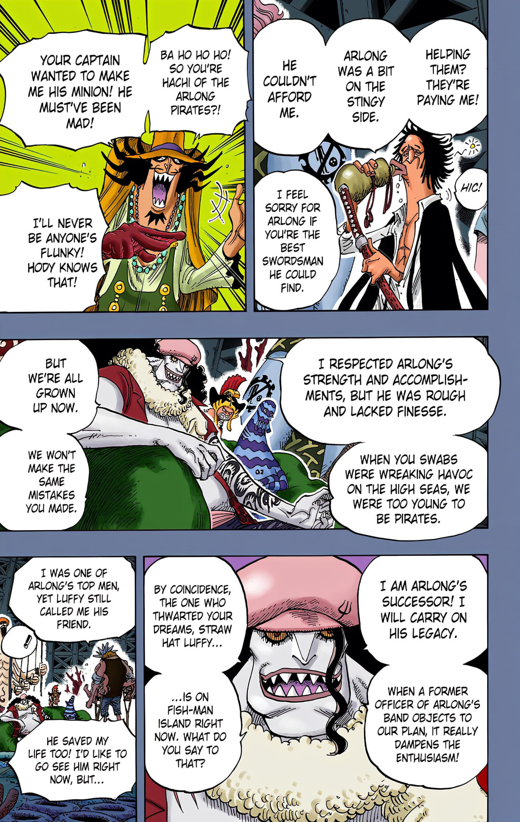 Read One Piece (Colored) chapter 615 image 8 on Lezhin