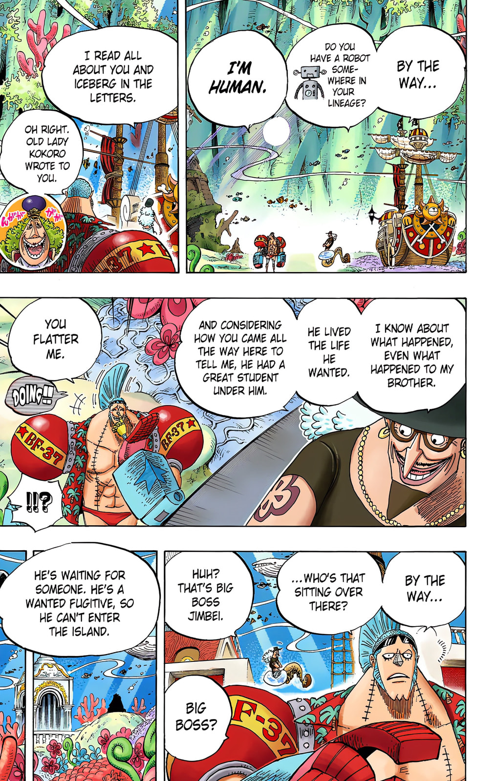 Read One Piece (Colored) chapter 616 image 10 on Lezhin