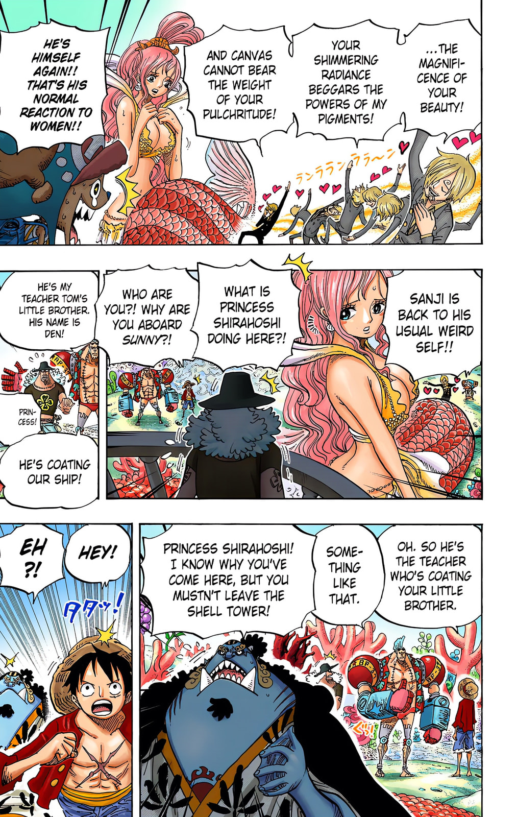 Read One Piece (Colored) chapter 619 image 10 on Lezhin