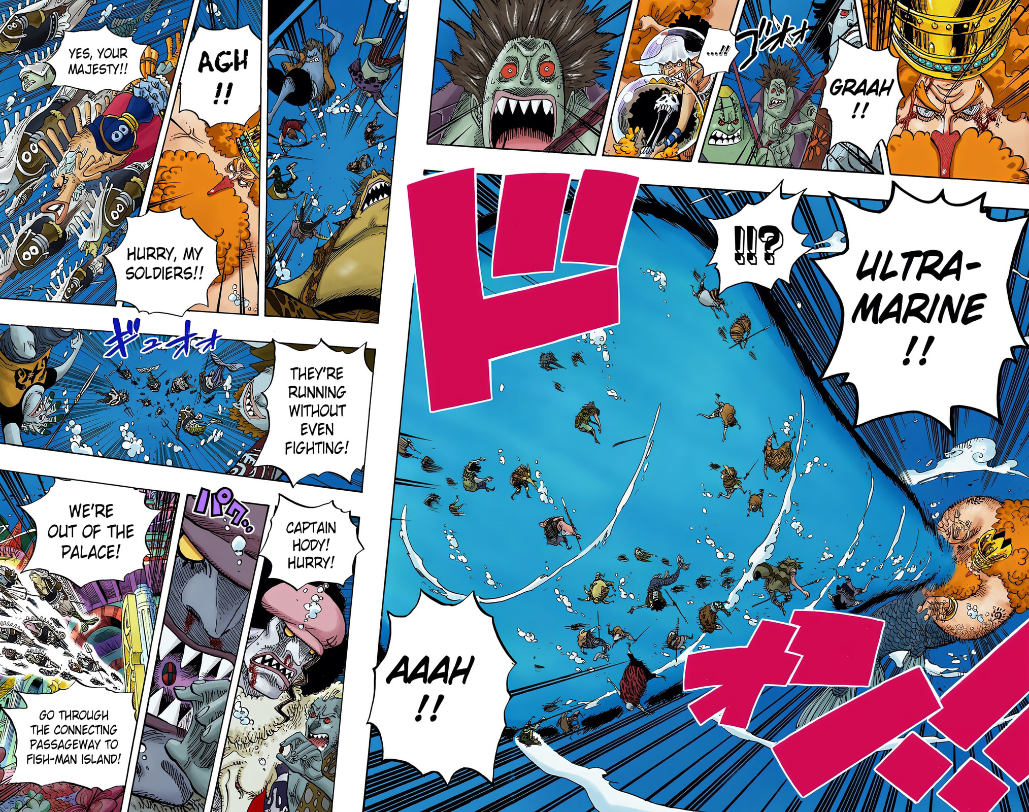 Read One Piece (Colored) chapter 619 image 3 on Lezhin