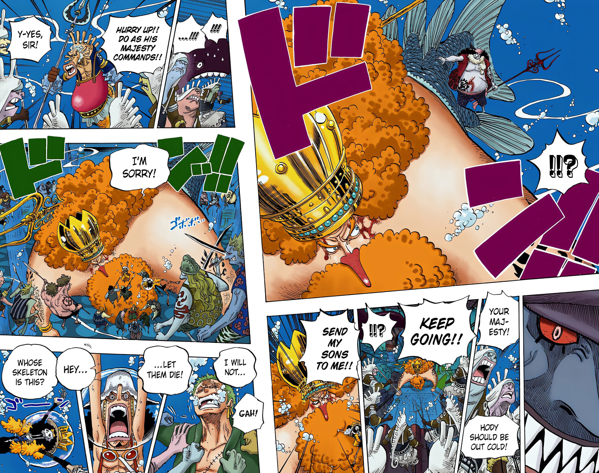 Read One Piece (Colored) chapter 619 image 6 on Lezhin
