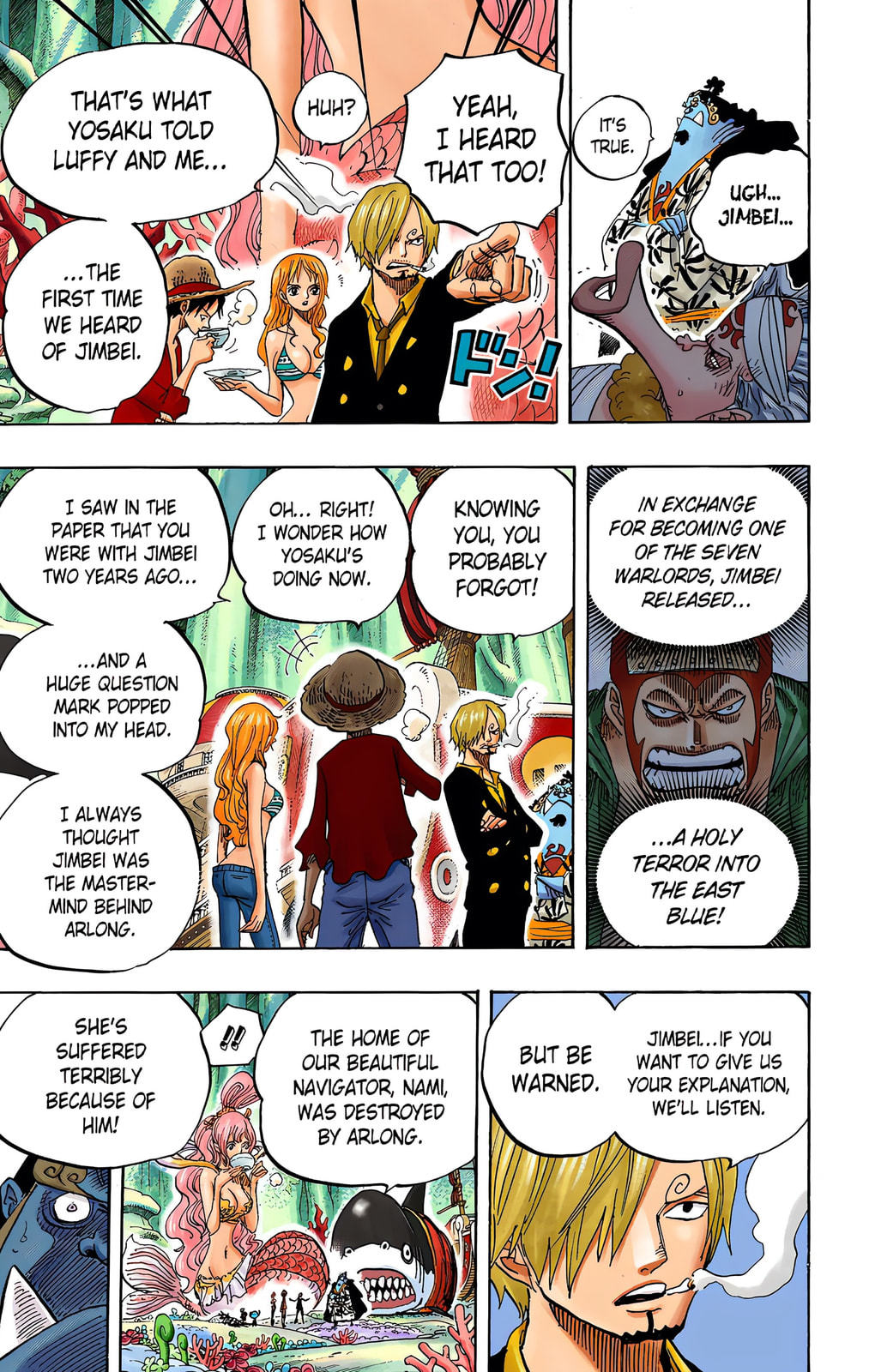 Read One Piece (Colored) chapter 620 image 8 on Lezhin