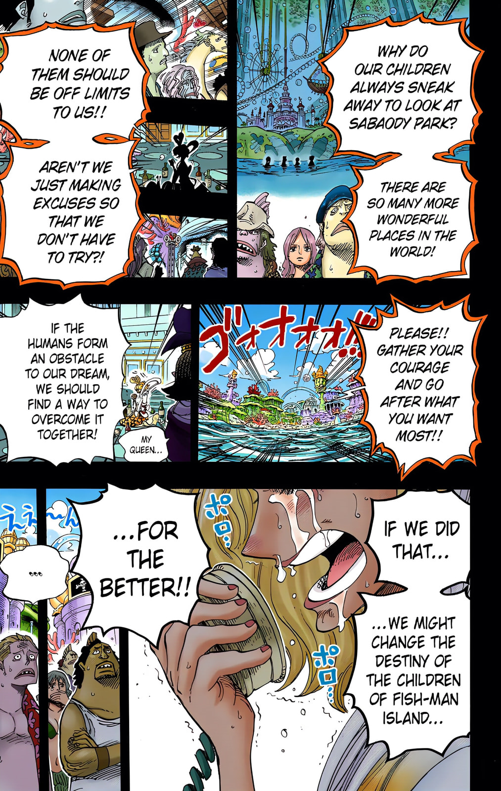 Read One Piece (Colored) chapter 624 image 10 on Lezhin