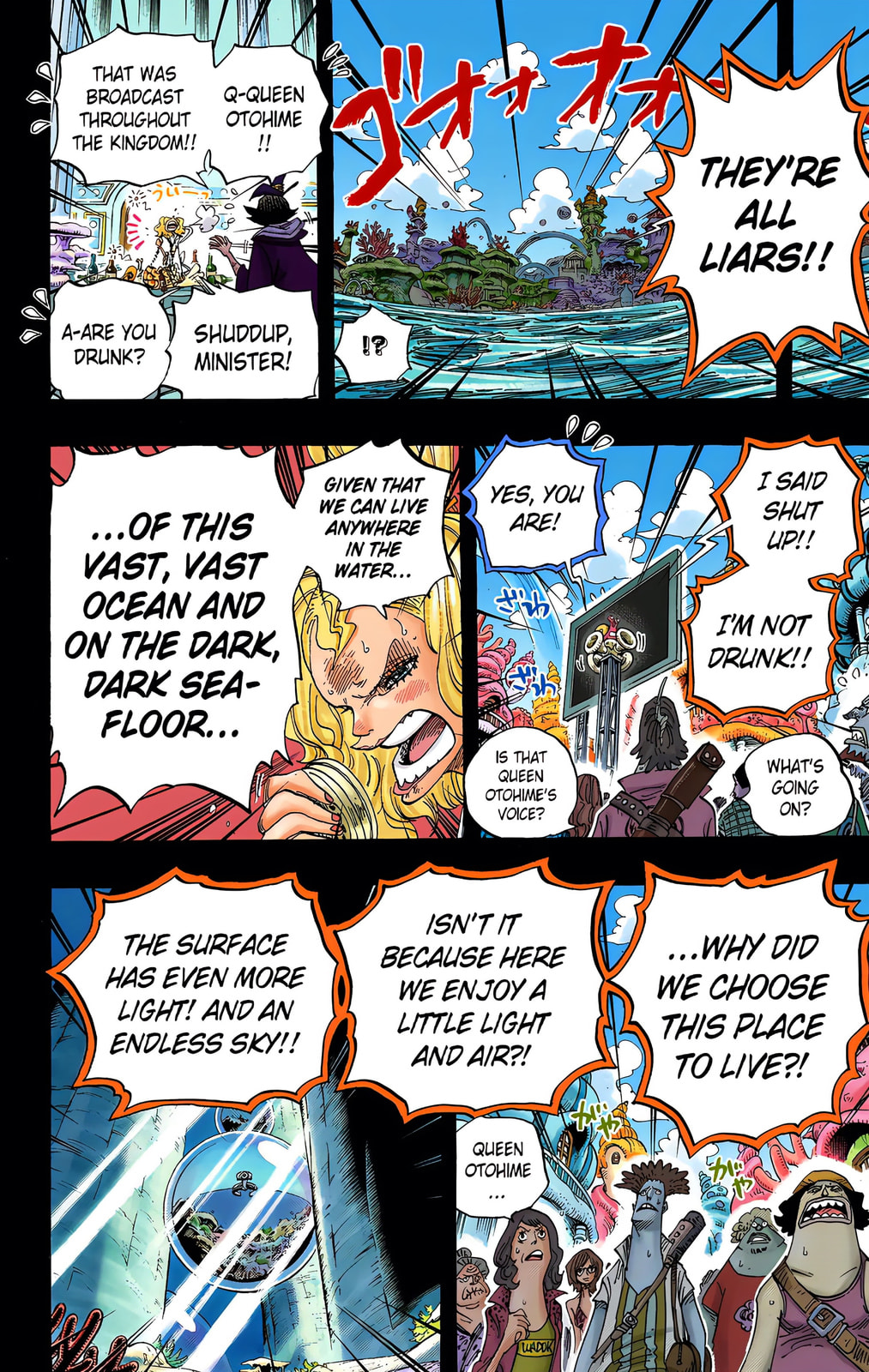 Read One Piece (Colored) chapter 624 image 9 on Lezhin