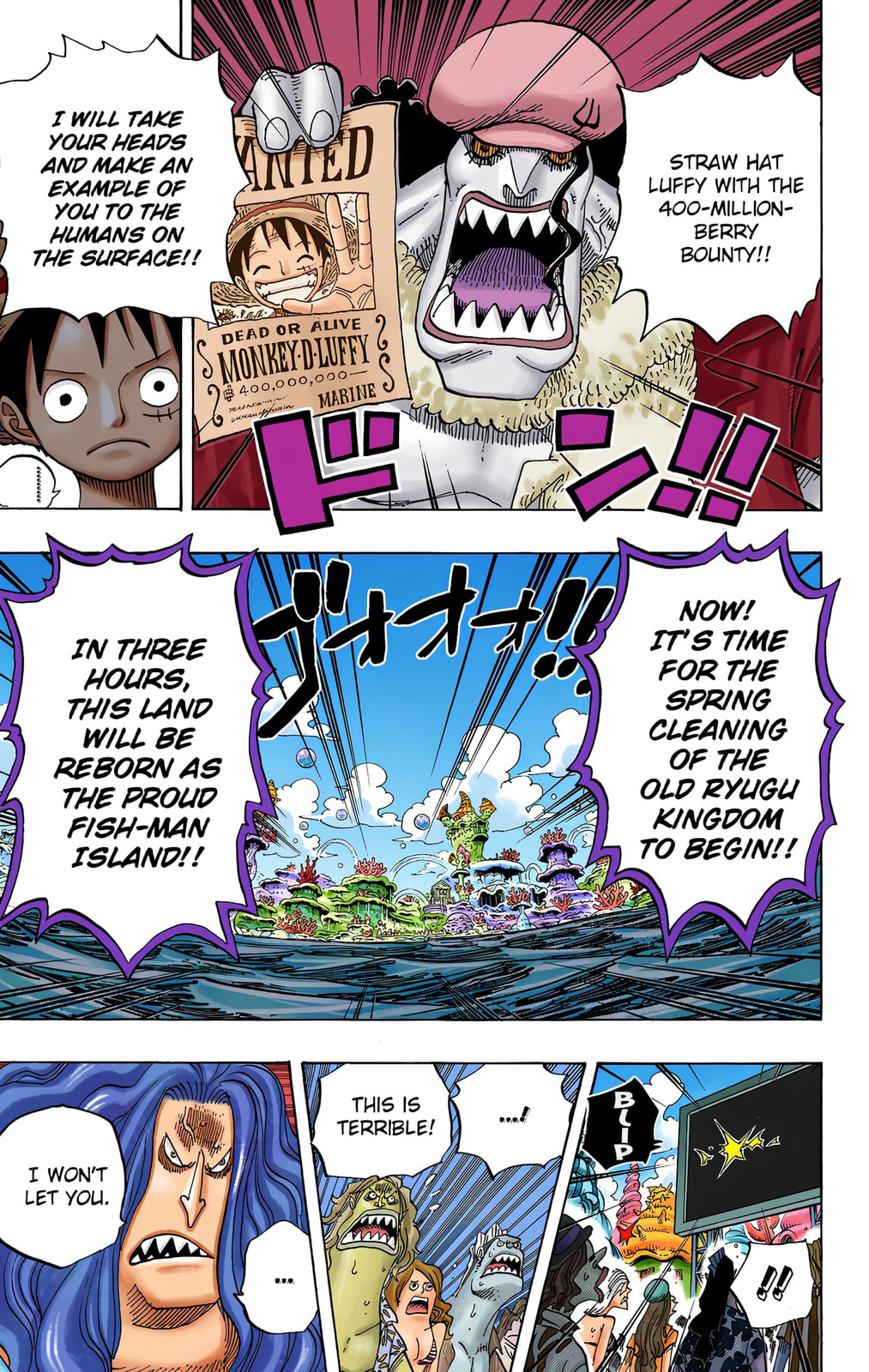 Read One Piece (Colored) chapter 628 image 12 on Lezhin