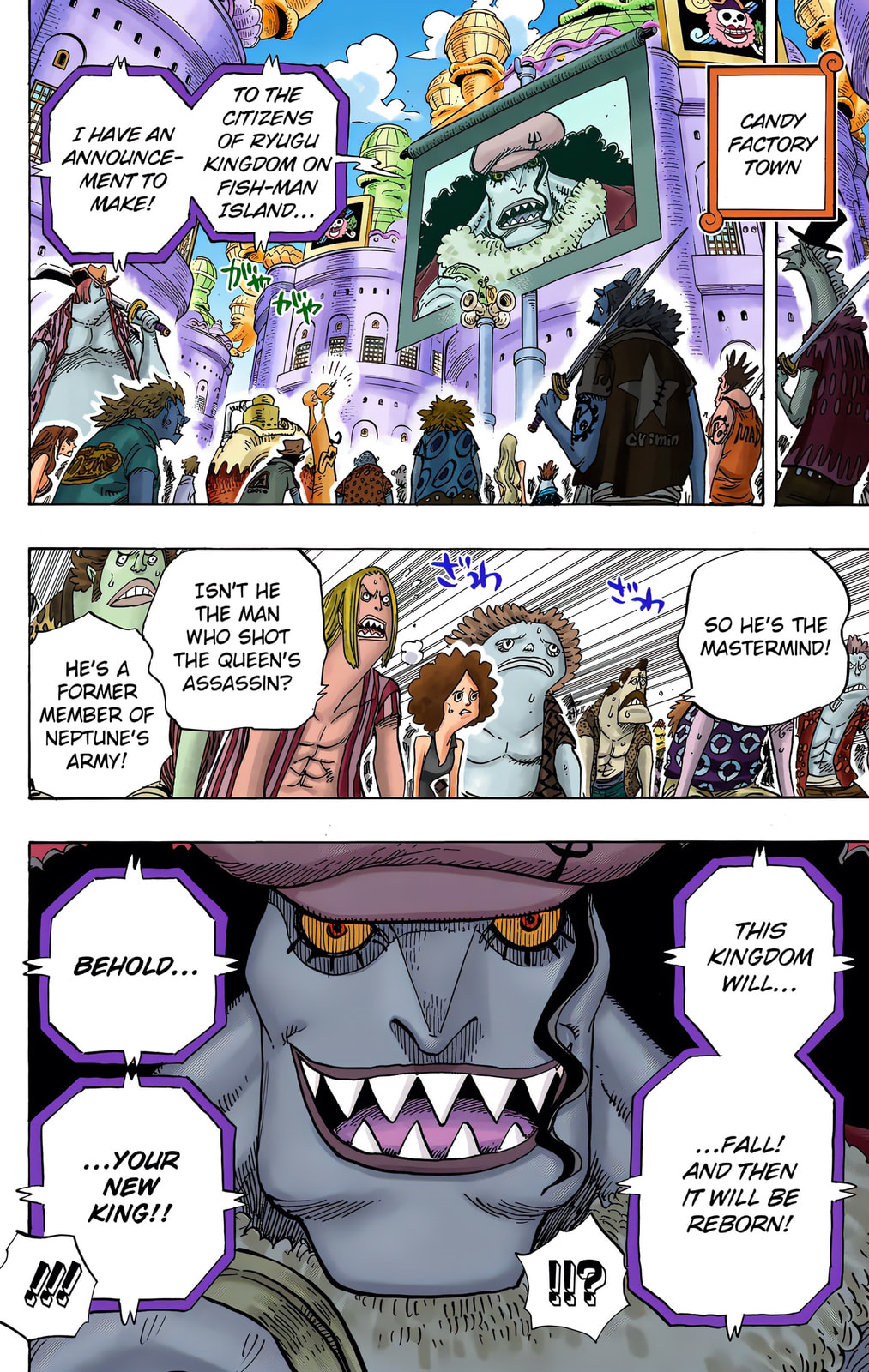 Read One Piece (Colored) chapter 628 image 3 on Lezhin