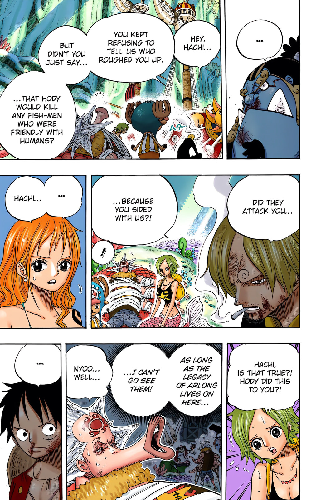 Read One Piece (Colored) chapter 629 image 9 on Lezhin