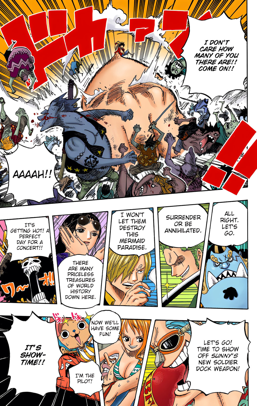 Read One Piece (Colored) chapter 634 image 15 on Lezhin