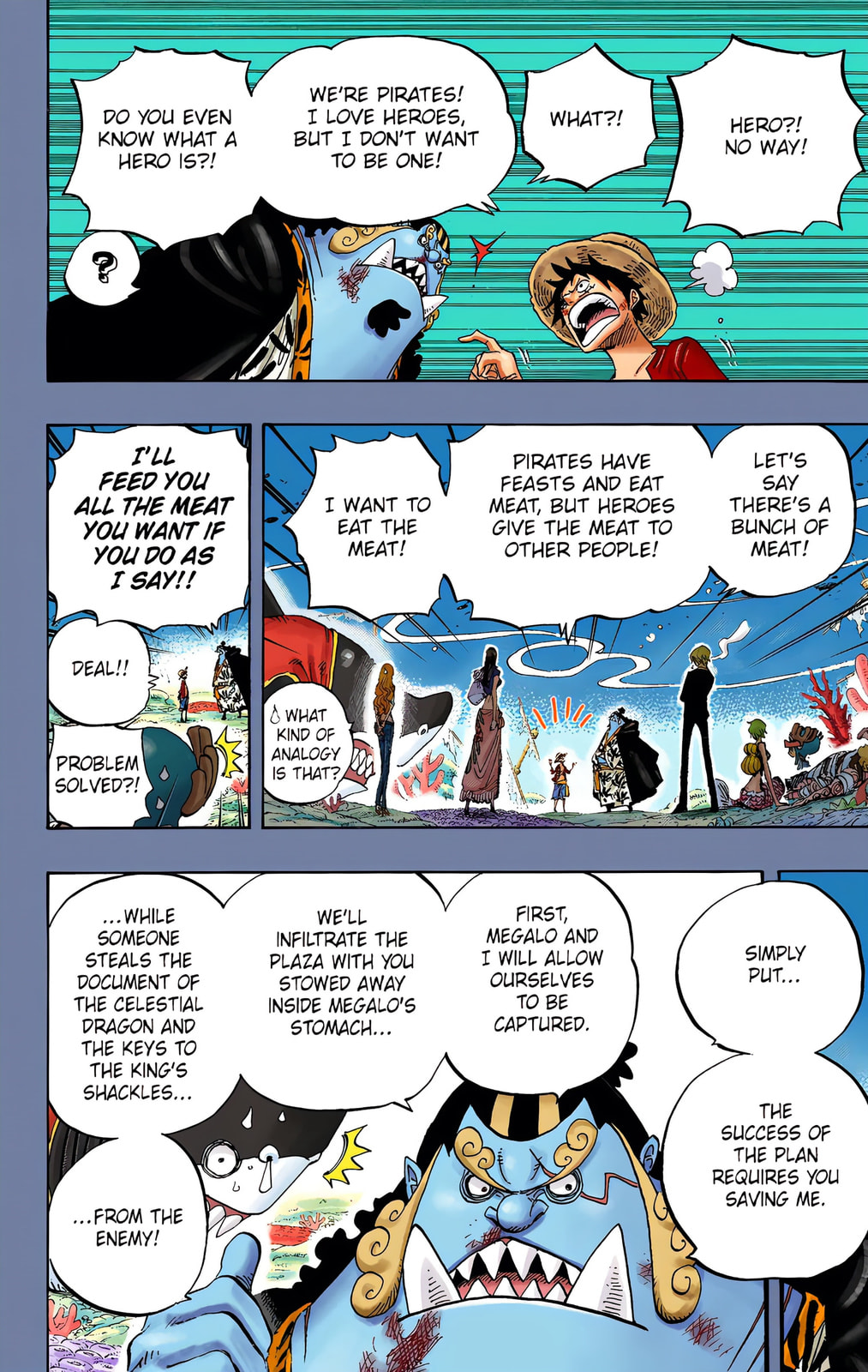 Read One Piece (Colored) chapter 634 image 3 on Lezhin
