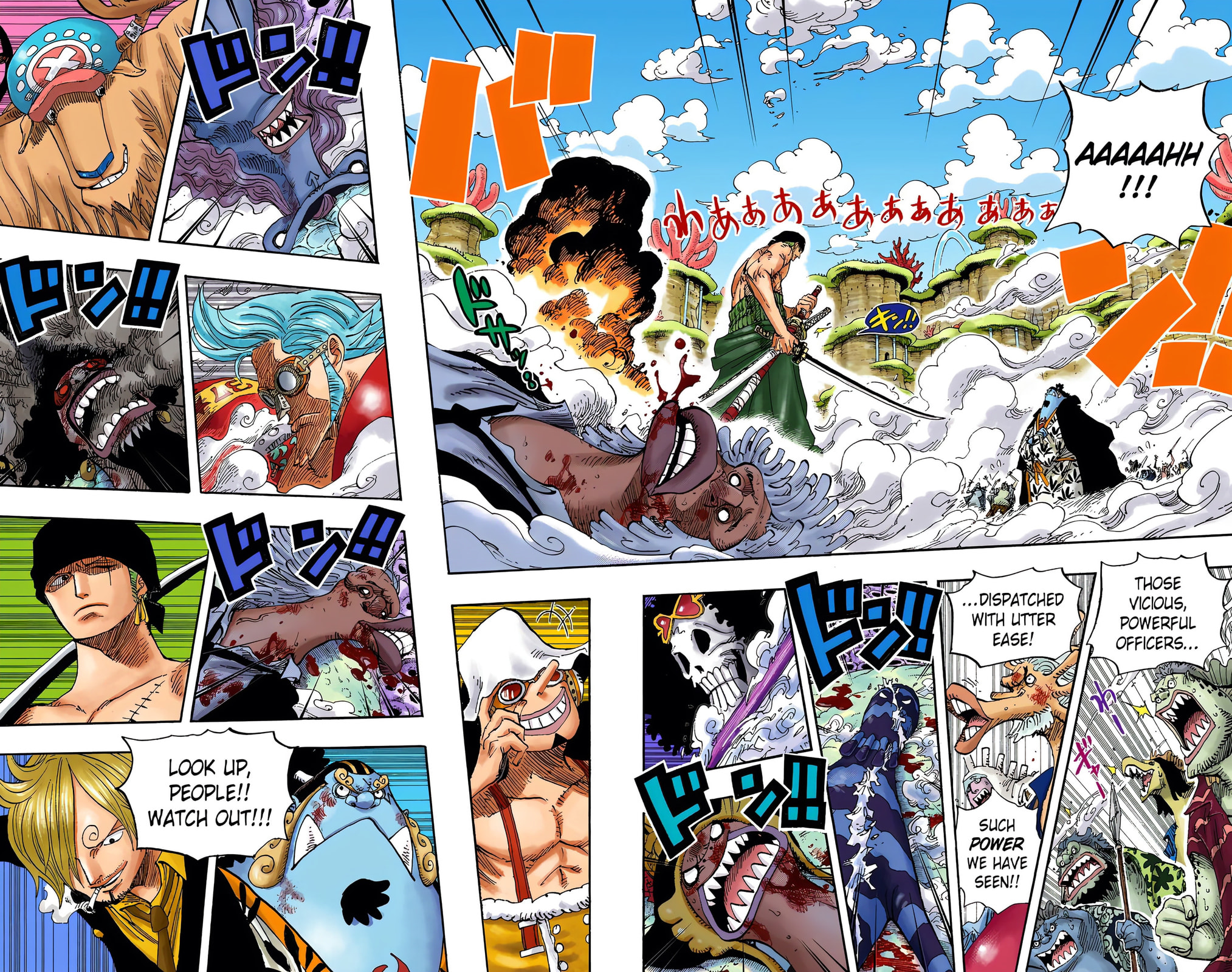 Read One Piece (Colored) chapter 647 image 1 on Lezhin