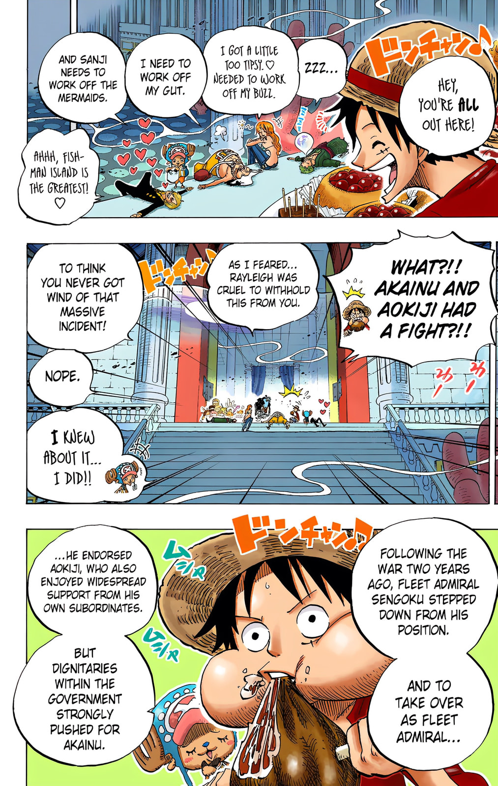 Read One Piece (Colored) chapter 650 image 3 on Lezhin