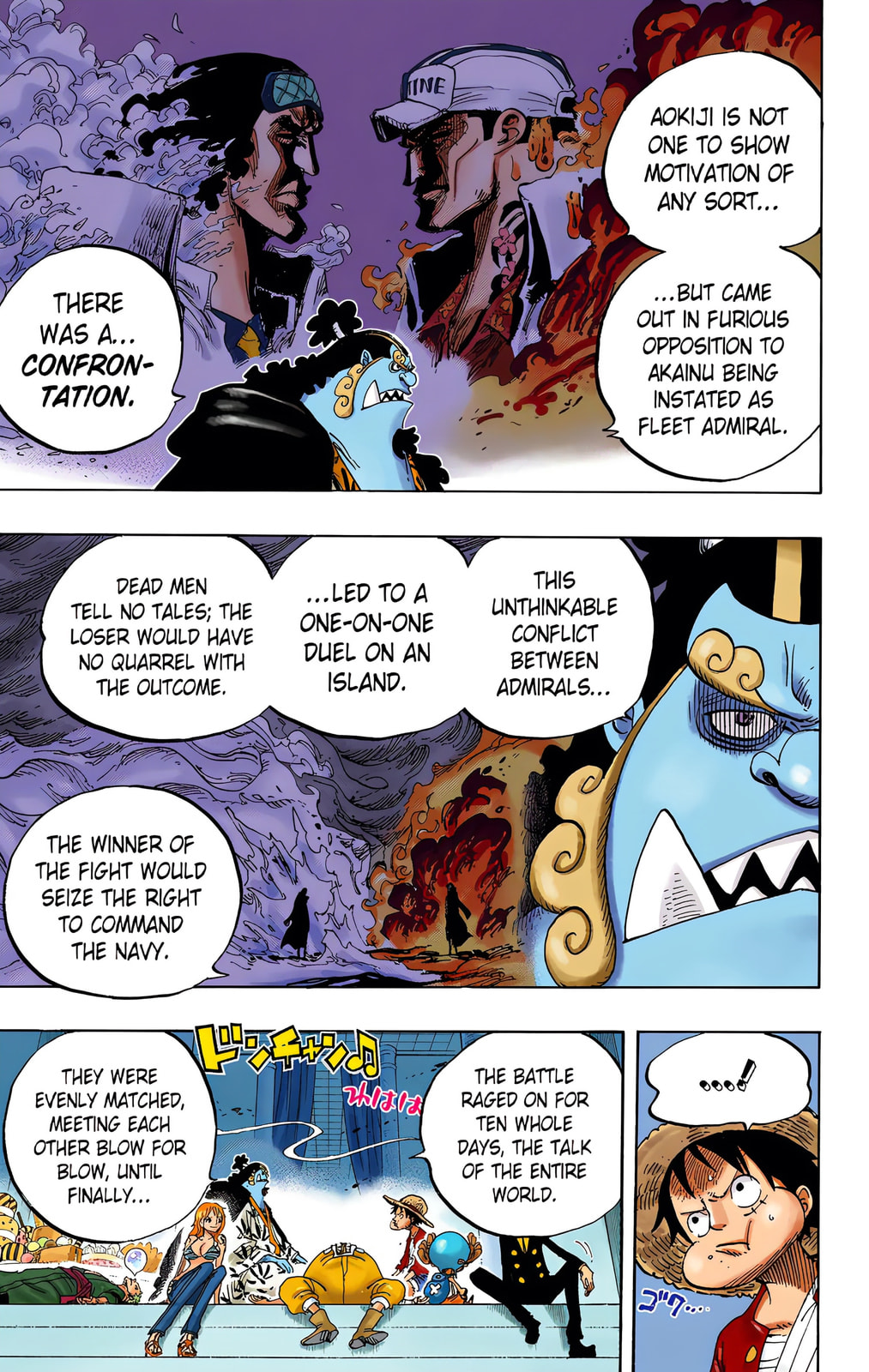 Read One Piece (Colored) chapter 650 image 4 on Lezhin