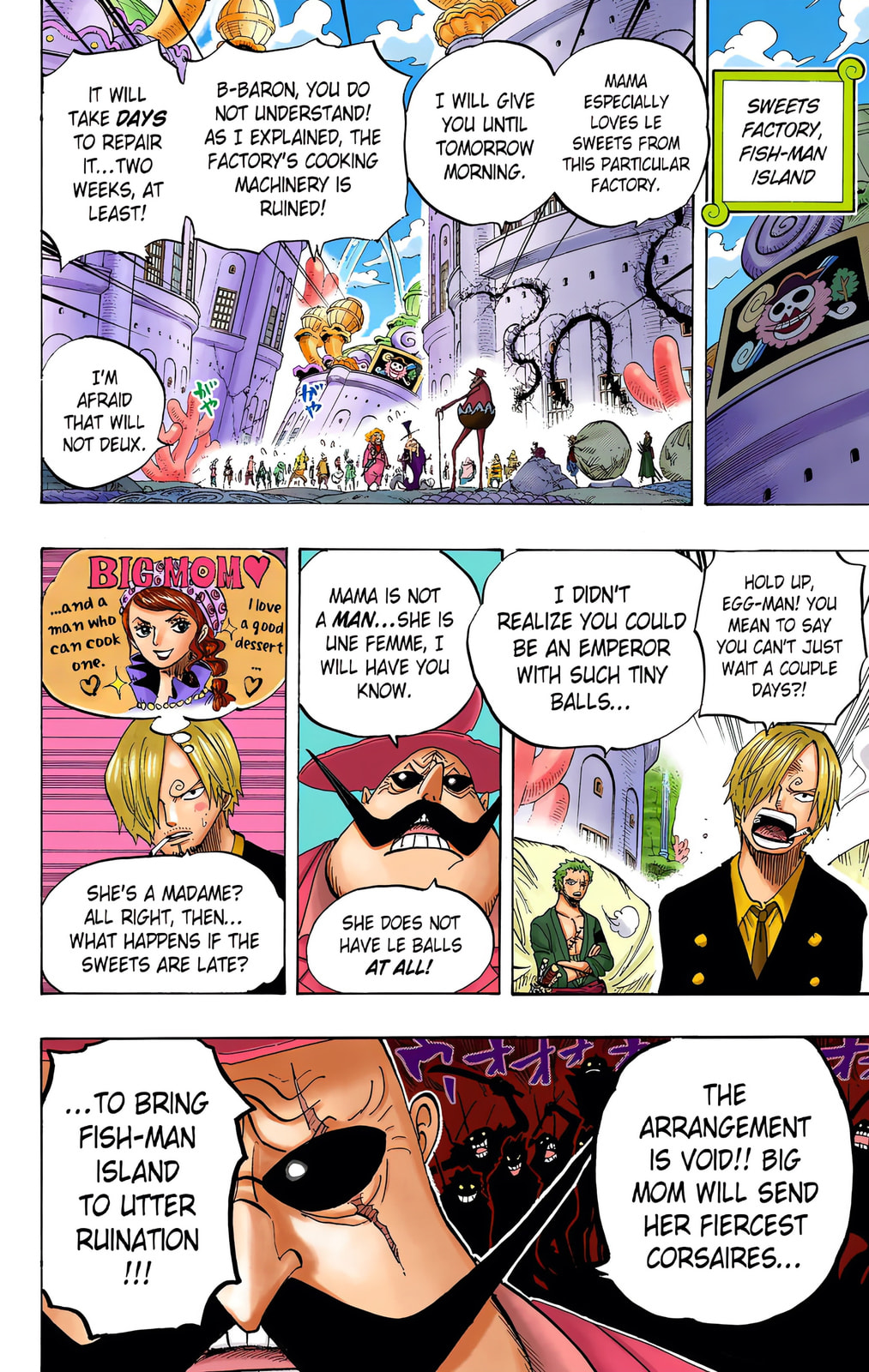 Read One Piece (Colored) chapter 651 image 12 on Lezhin