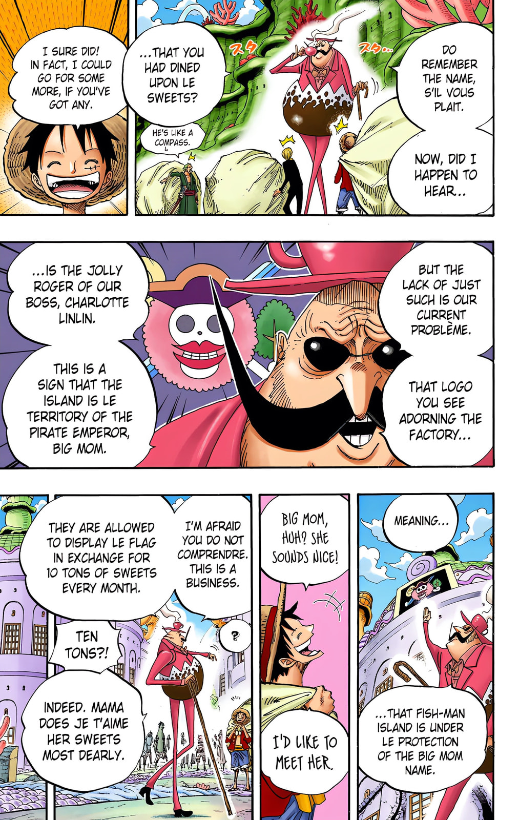 Read One Piece (Colored) chapter 651 image 8 on Lezhin