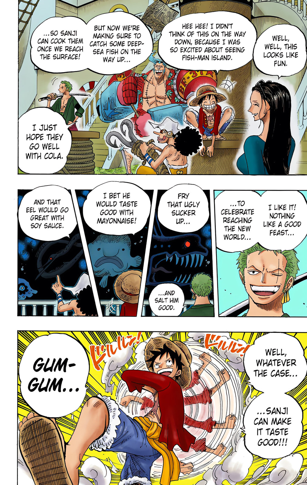 Read One Piece (Colored) chapter 654 image 3 on Lezhin