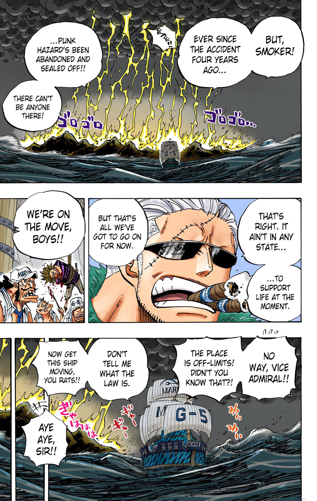 Read One Piece (Colored) chapter 655 image 8 on Lezhin