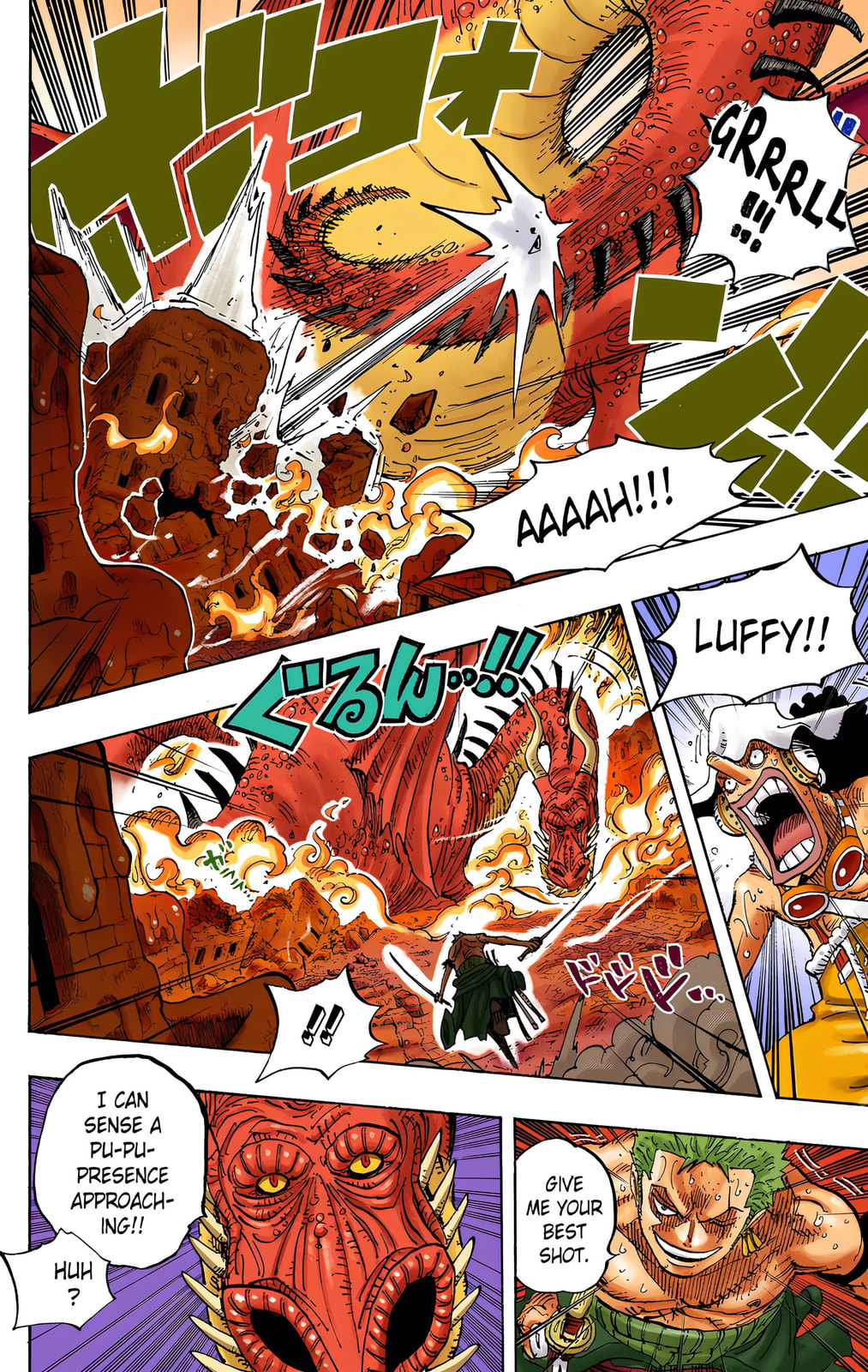 Read One Piece (Colored) chapter 656 image 5 on Lezhin