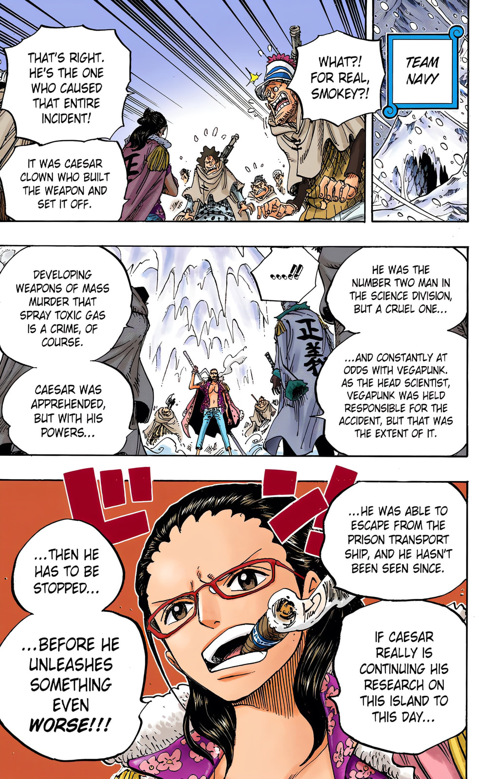 Read One Piece (Colored) chapter 664 image 18 on Lezhin