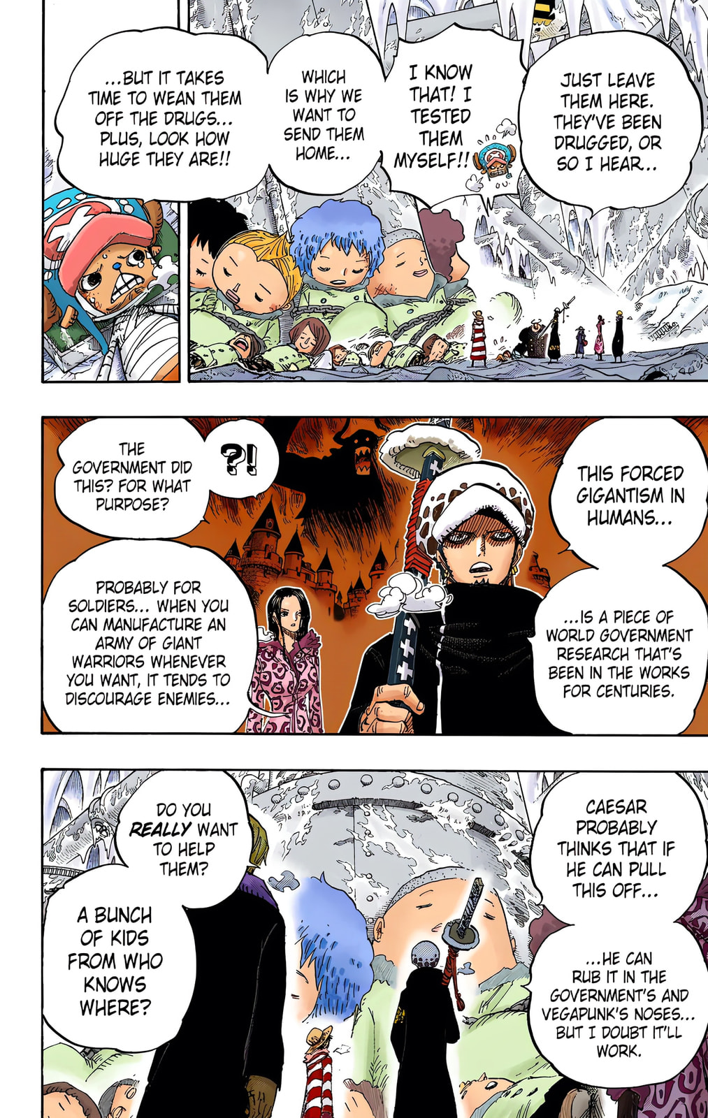 Read One Piece (Colored) chapter 668 image 9 on Lezhin