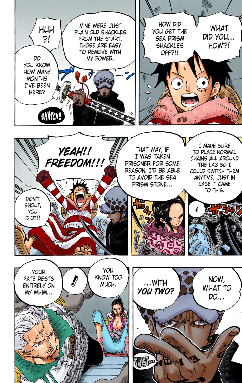 Read One Piece (Colored) chapter 677 image 8 on Lezhin