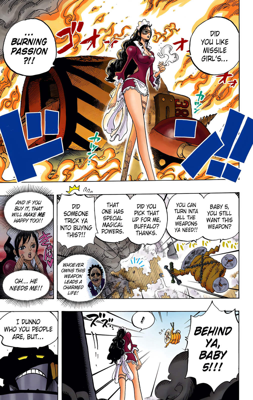 Read One Piece (Colored) chapter 694 image 2 on Lezhin