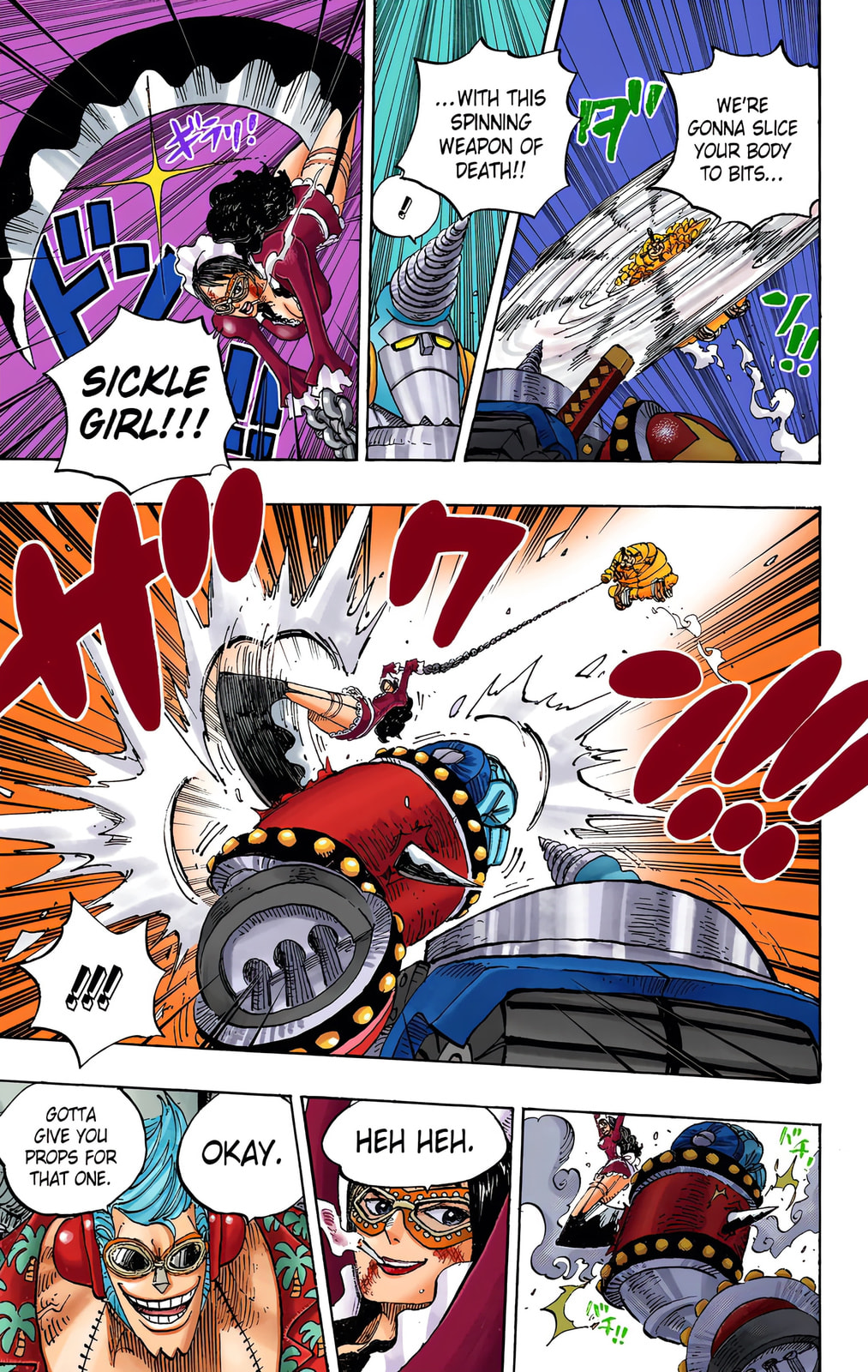 Read One Piece (Colored) chapter 695 image 2 on Lezhin