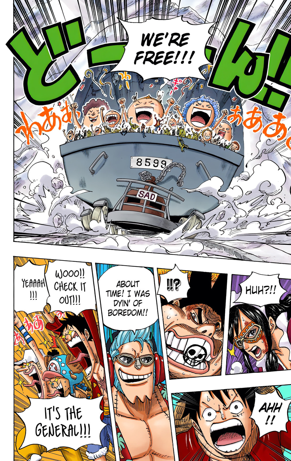 Read One Piece (Colored) chapter 695 image 6 on Lezhin